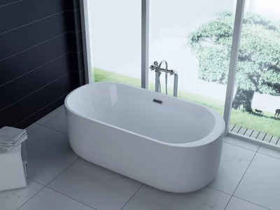 PureHaven Badewanne Luxus Acryl-Badewanne Piave 170x80 cm