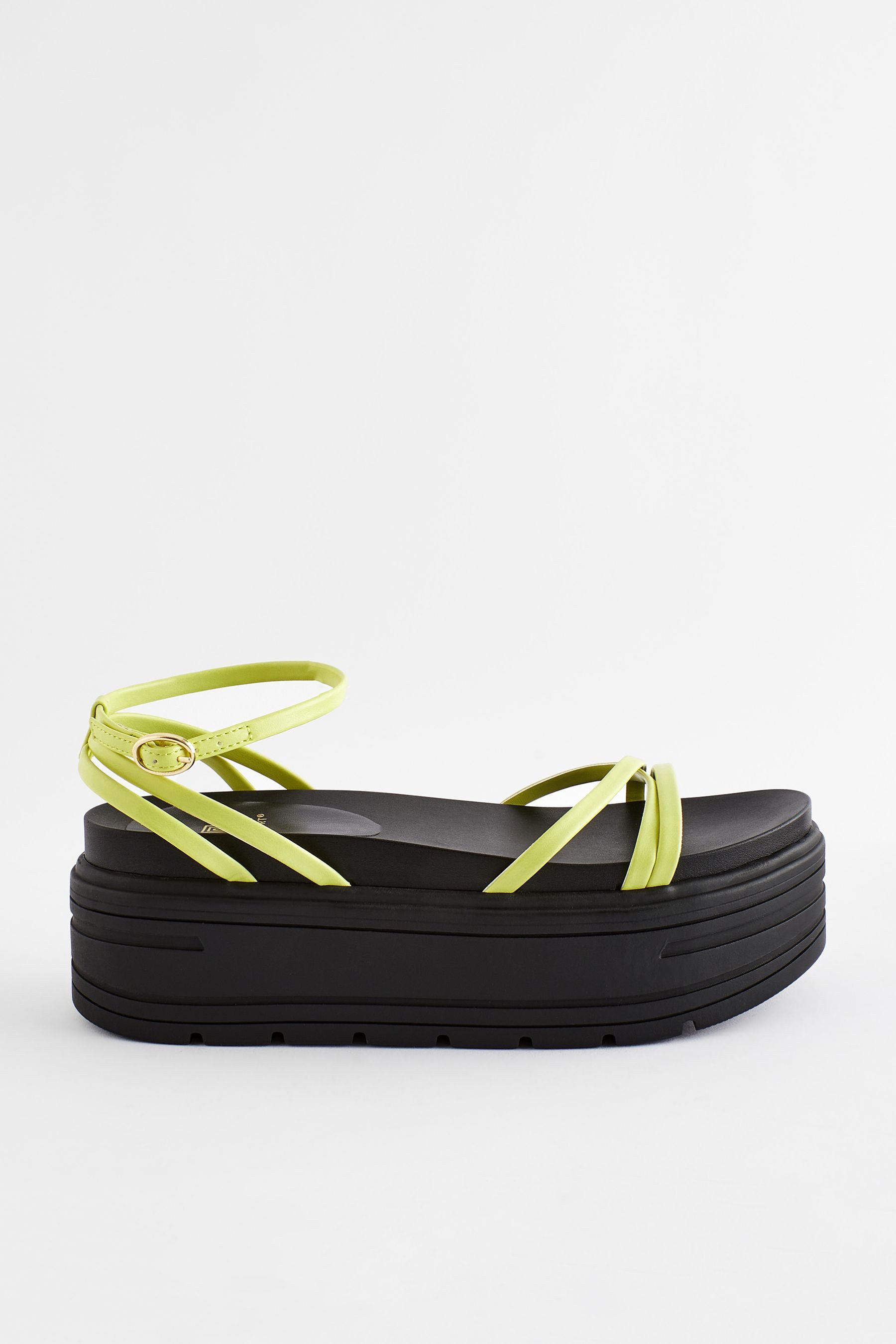 Next Markante Flatform-Sandalen mit Riemchen Riemchensandale günstig online kaufen