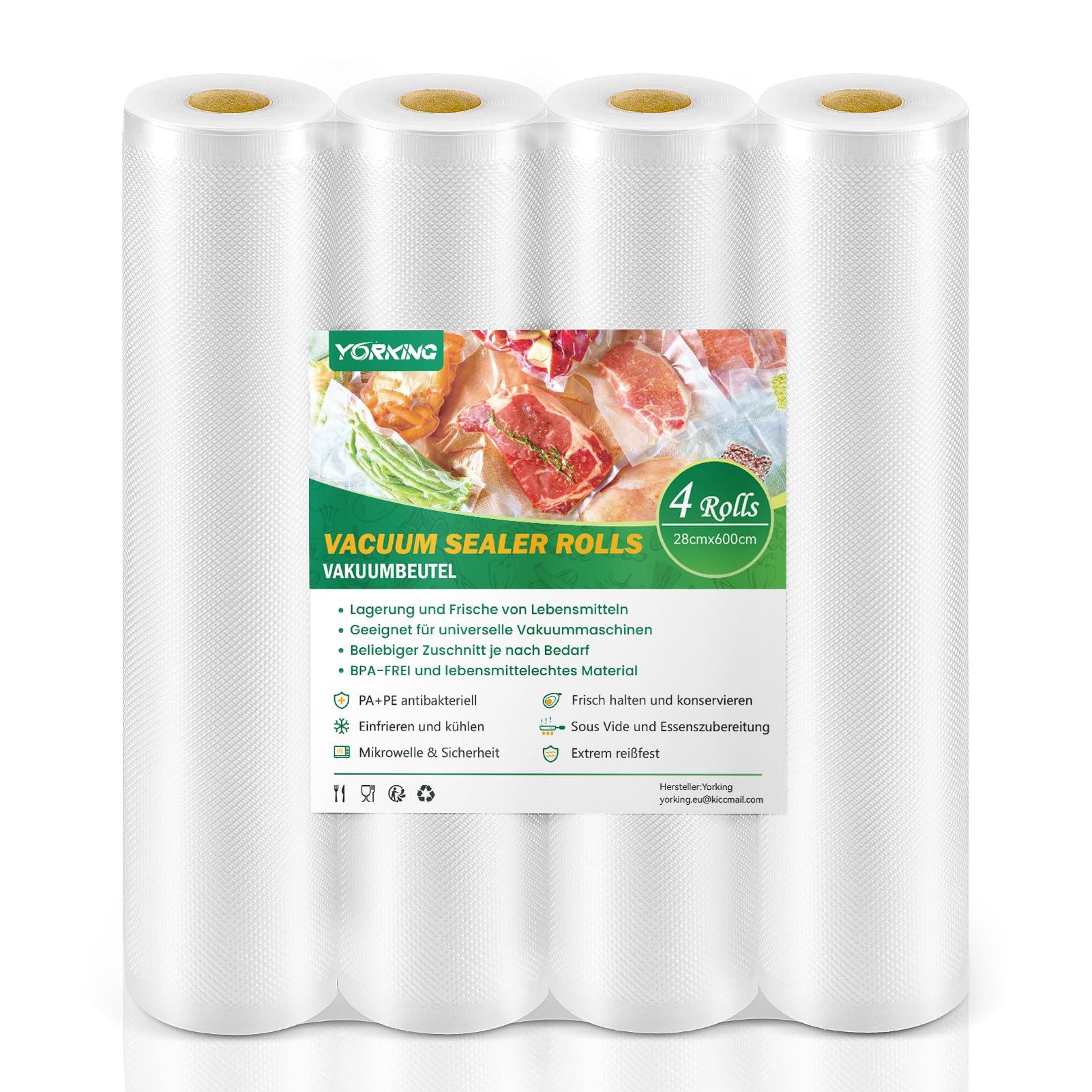 Youyijia Vakuumierbeutel Vakuumierbeutel VakuumierfolieWird BPA-frei Vacuum Sealer Bags