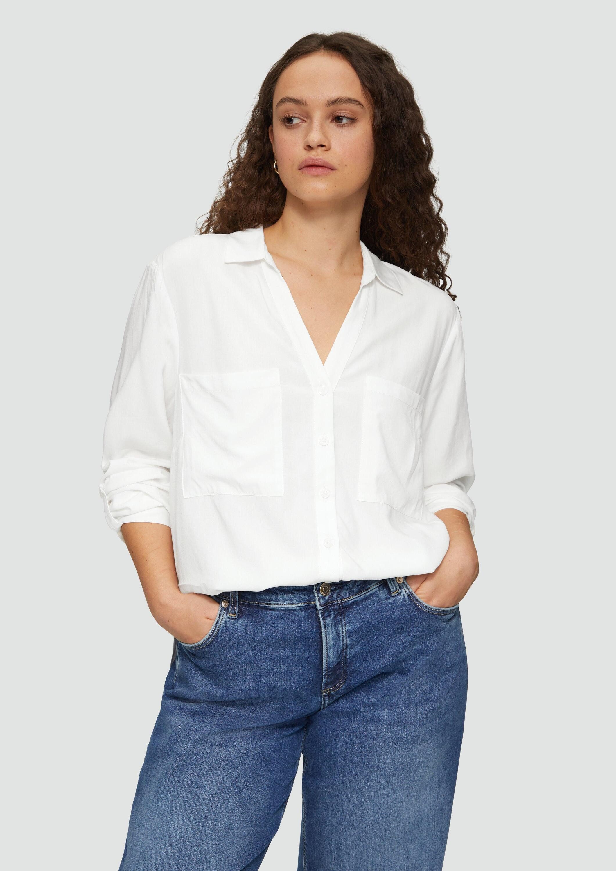 QS Langarmbluse Bluse (1-tlg) günstig online kaufen