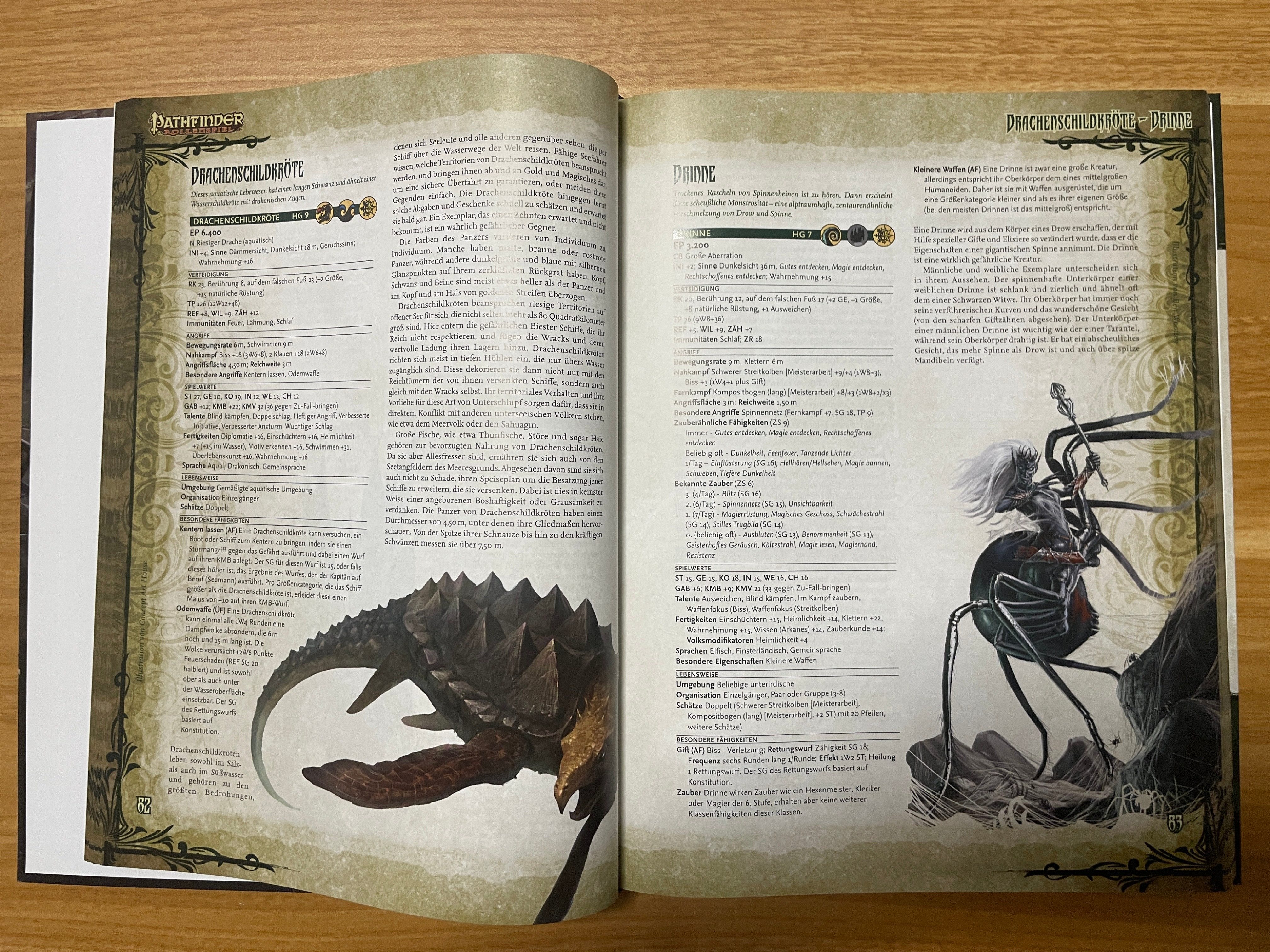 Ulisses Spiele Spielesammlung Pathfinder 2 Edition Monsterhandbuch