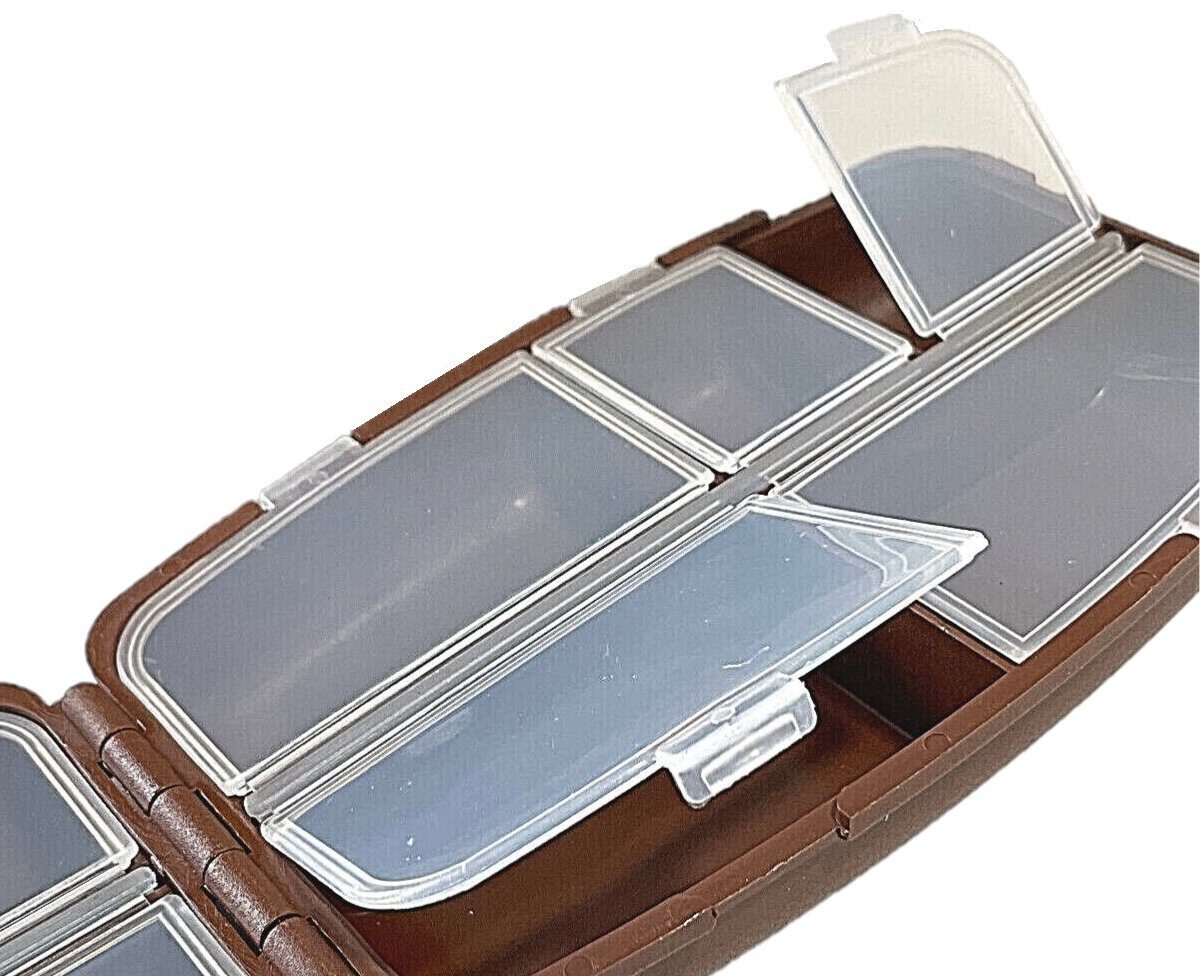 Scharniere festsitzende Deckel stabile -L Angelkoffer Anplast Kleinteilebox Twister Tacklebox, Tackle Box Zubehörbox und Original Grün