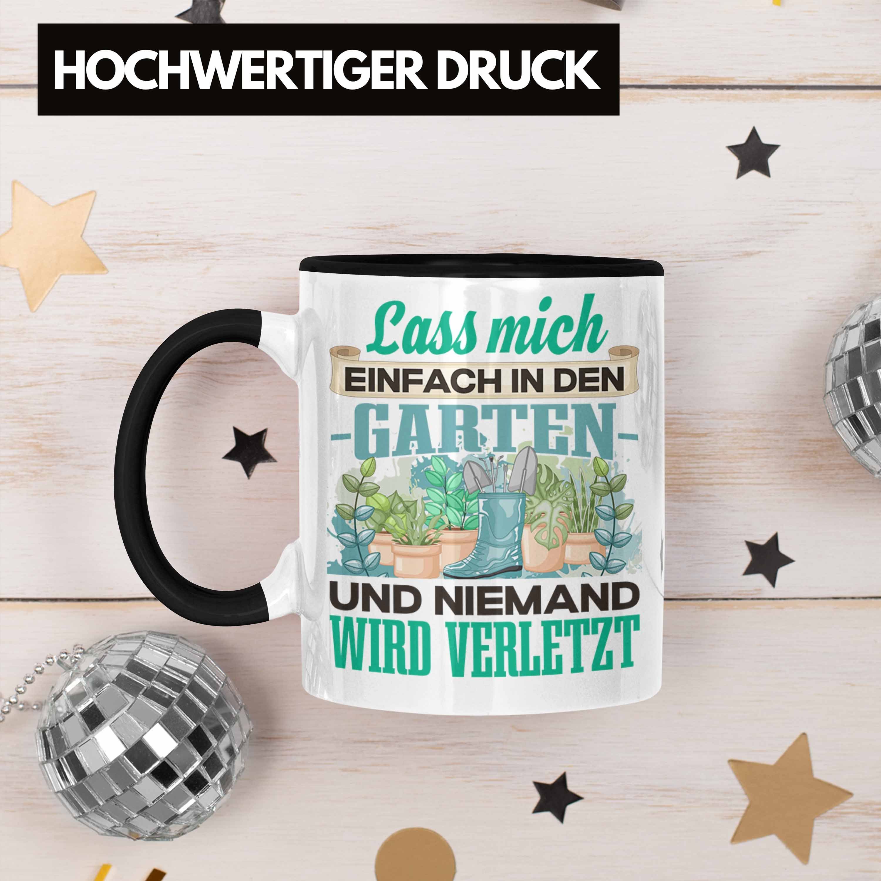 Gärtner Trendation Tasse - Schwarz Geschenk L Hobbygärtner Geschenkidee Trendation Spruch Tasse