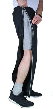 sporthoch2 Funktionshose Baumwoll-Sporthose REHAmed TRAINING_SPORTS für Herren hochwertiges 2 Wege-Reißverschlußsystem am Bein, wertige gekämmte Mako-Baumwolle, angenehmer Tragekomfort