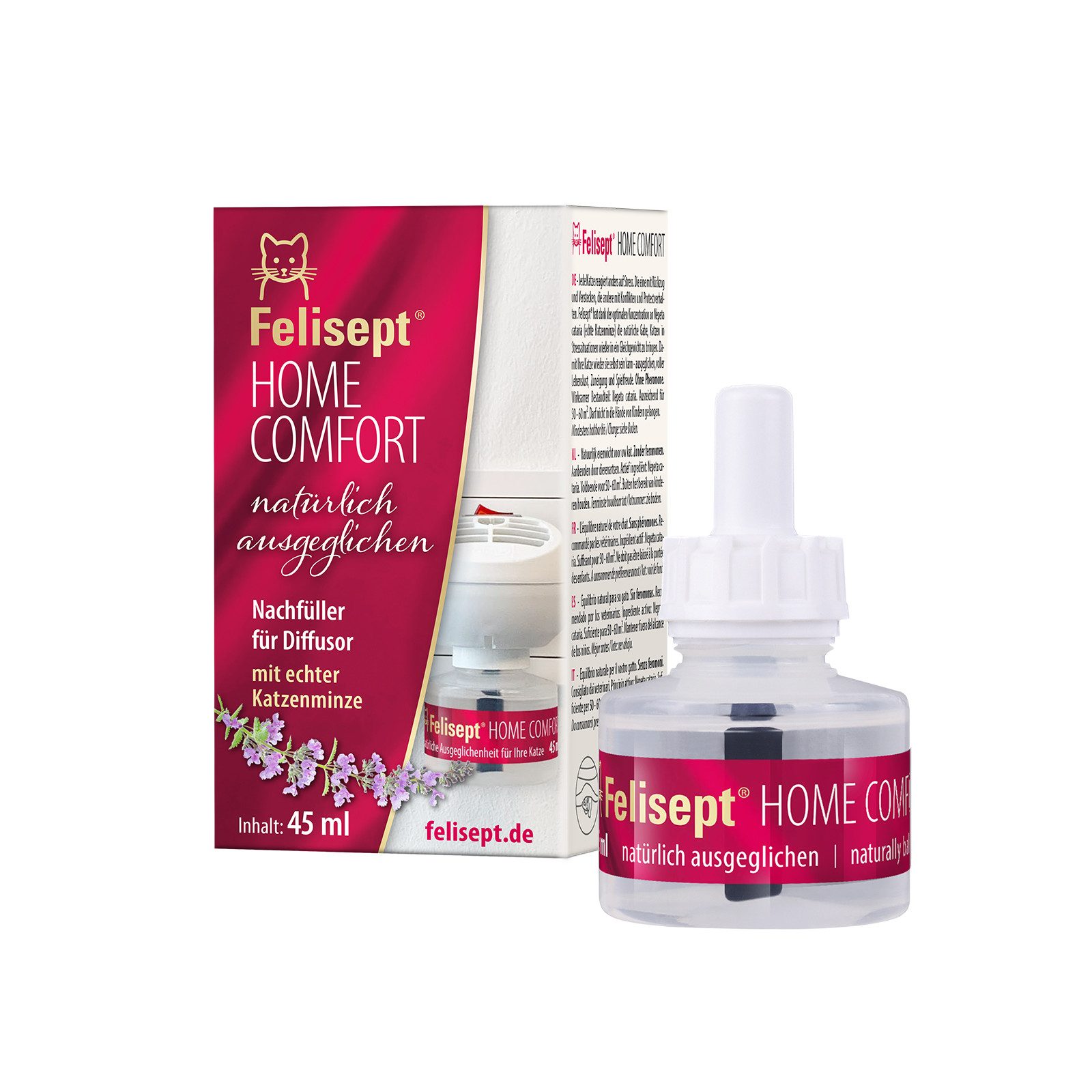 Felisept Katzenstreu Felisept Home Comfort Nachfüllflakon 45ml