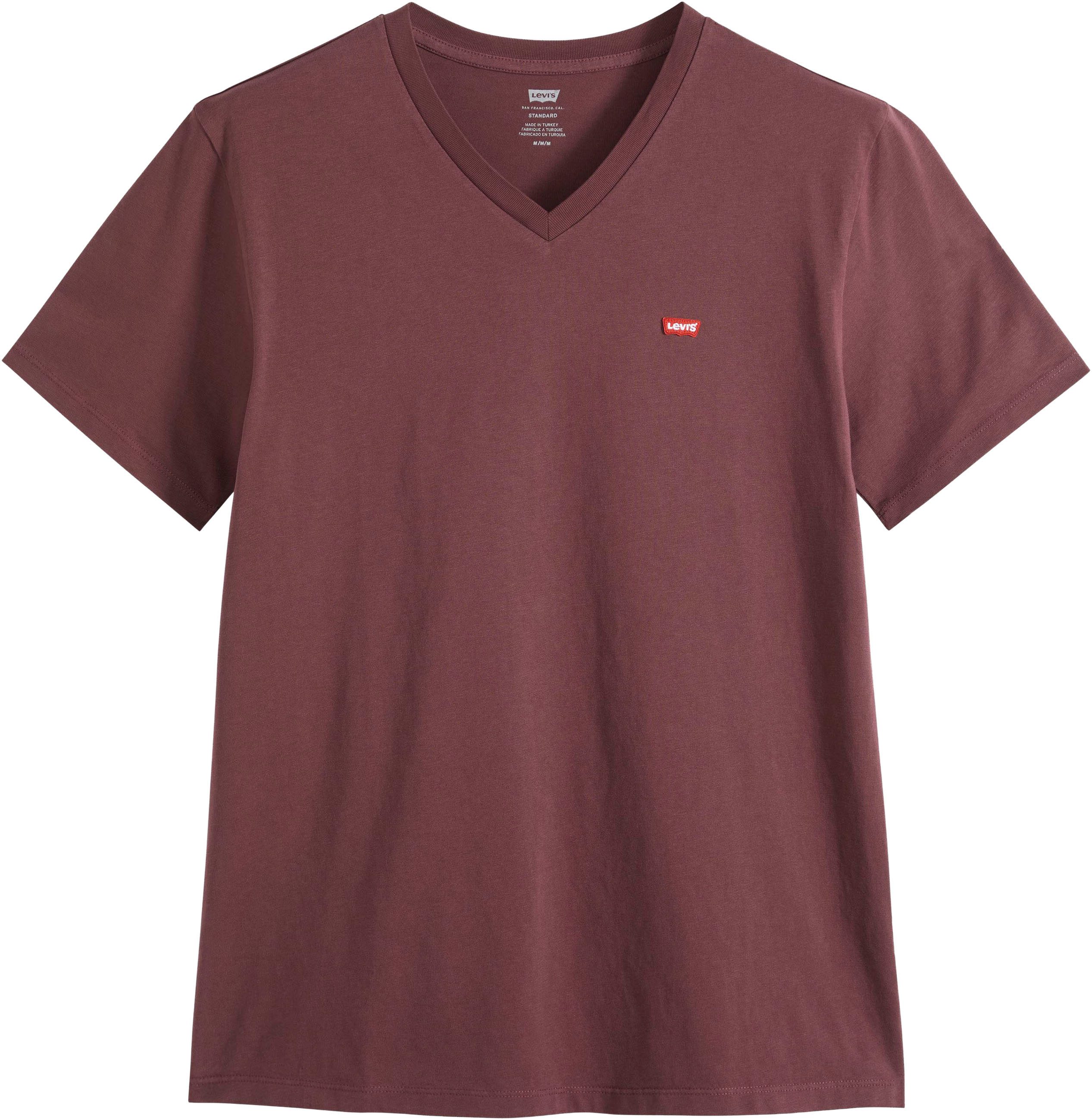 Levi's® V-Shirt LE ORIGINAL HM VNECK mit Logostickerei – Bild 5 von 5