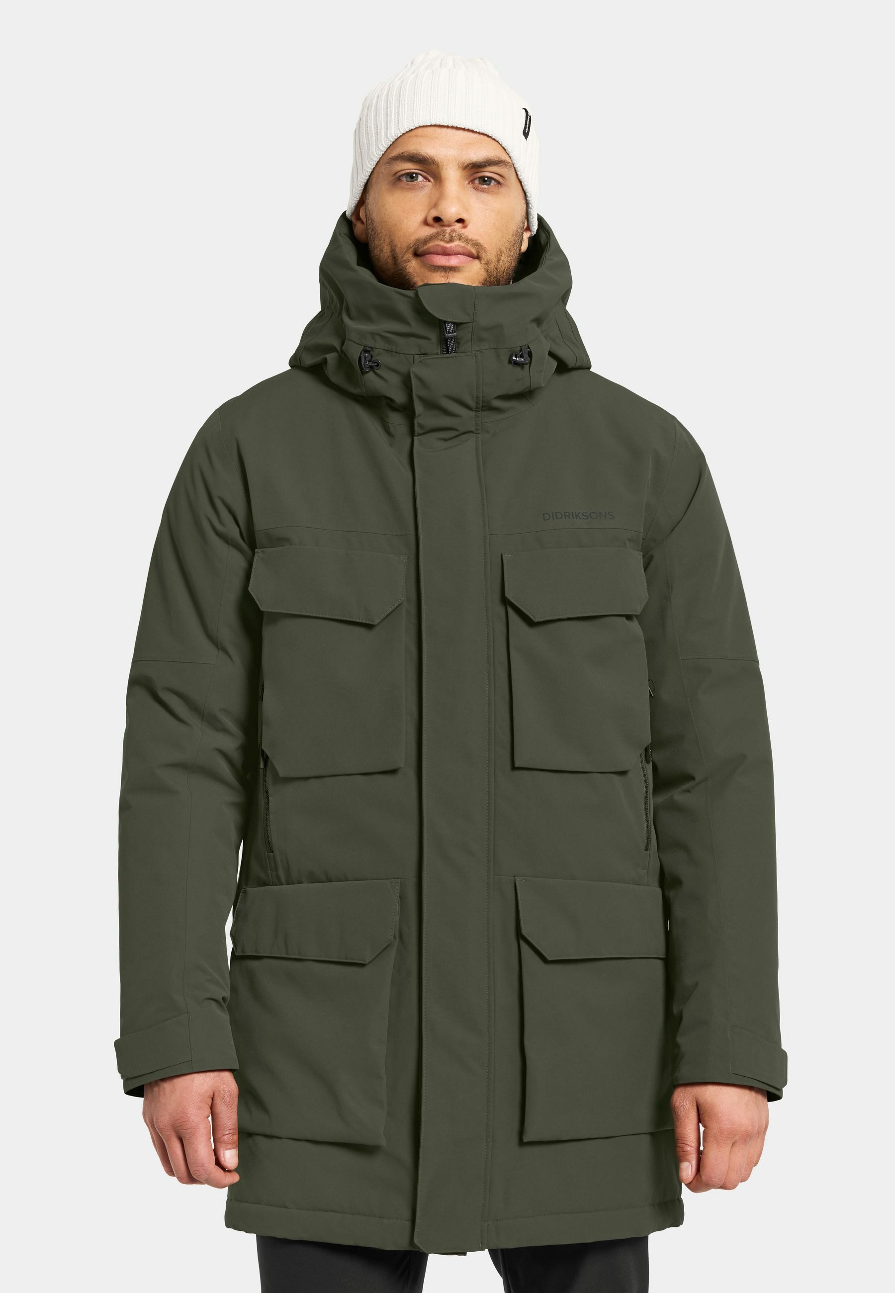 Didriksons Funktionsparka Herren Winterjacke Winterparka Wasserdicht DREW