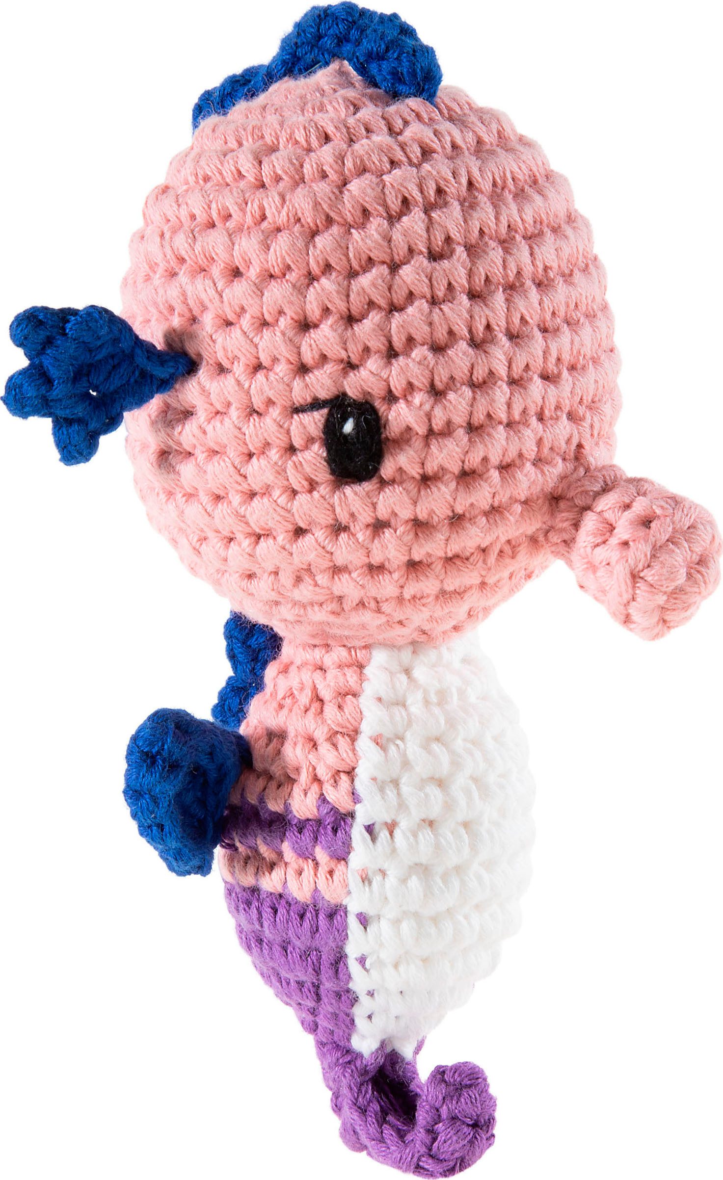 Heunec® Kuscheltier Crochi, Häkel-Freund Seepferdchen