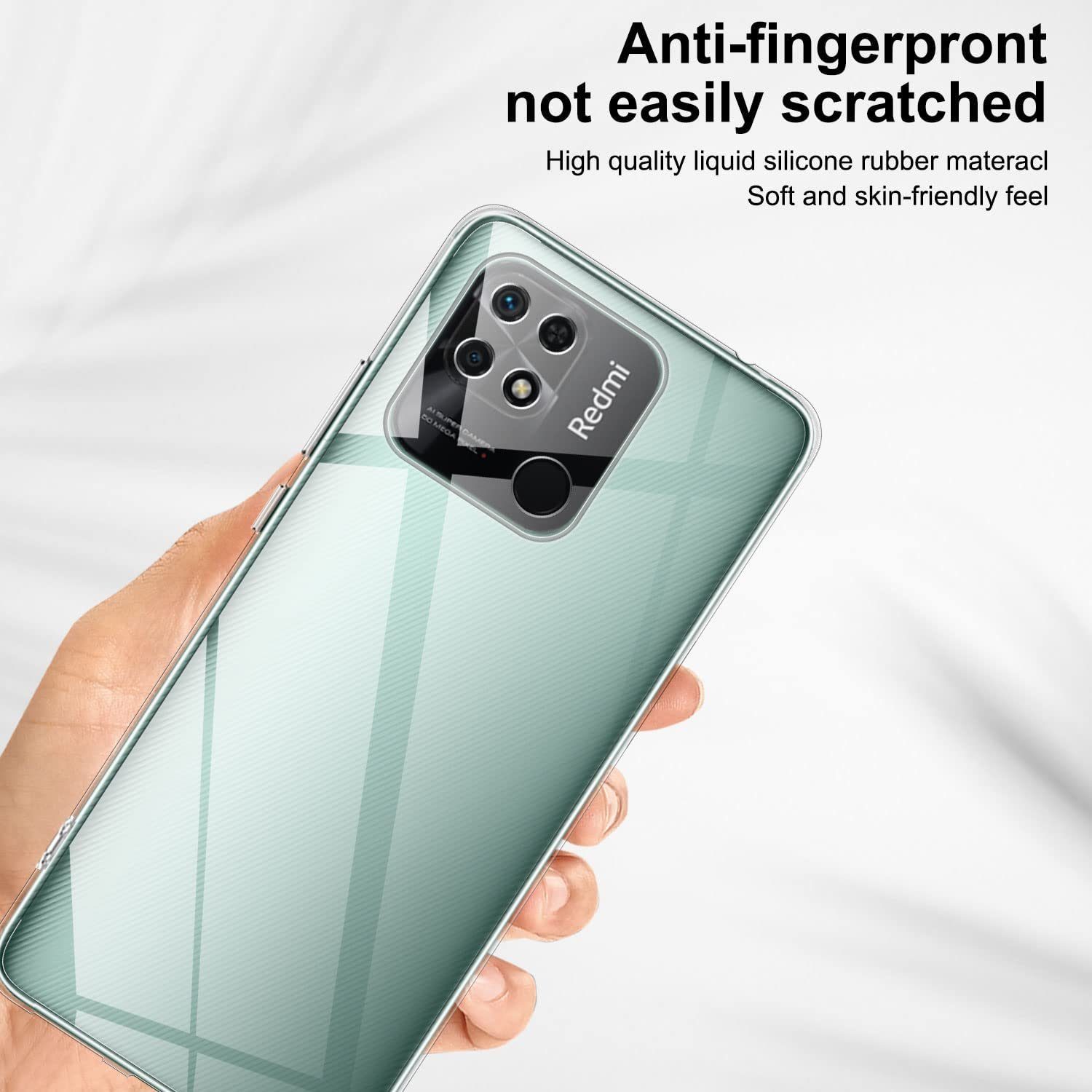 MSM Handyhülle Hülle +2 Stück Schutzglas für Xiaomi Redmi 10C Panzerfolie