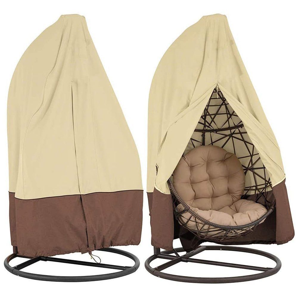 DOPWii Gartenmöbel-Schutzhülle Hängesessel Abdeckung, mit Kordelzug, günstig online kaufen