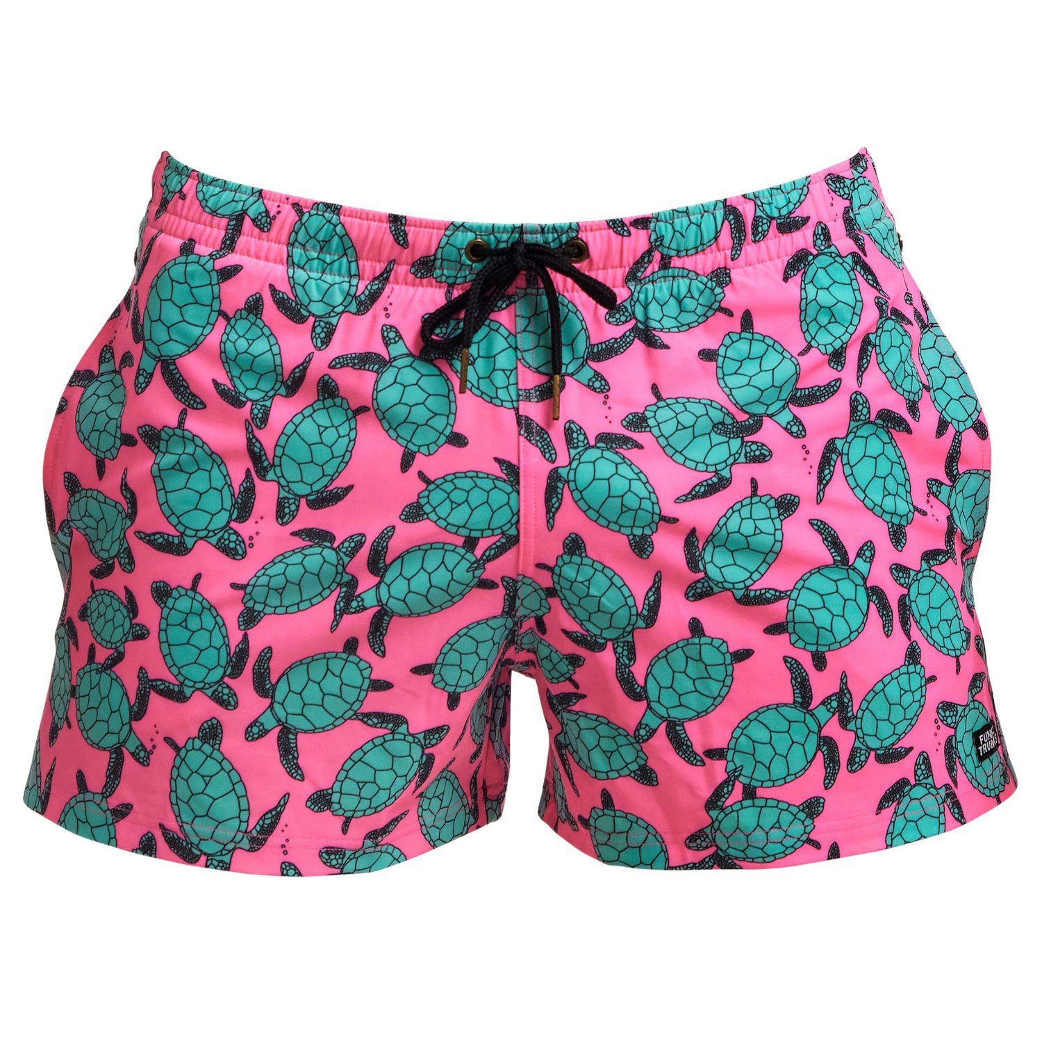 Damen Badehose Aus Kunstleder – Glänzend, Slim Fit, Mit Breitem Gummibund (Größen S-XL)