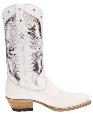 FB Fashion Boots MARTA Weiß Cowboystiefel Rahmengenähte Damen Westernstiefel