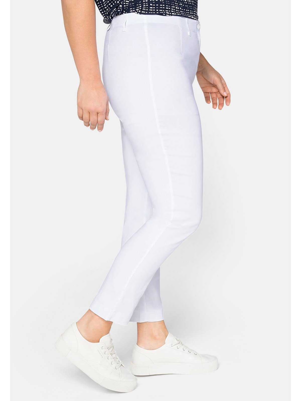 Sheego Stretch-Hose Große Größen knitterarm und pflegeleicht