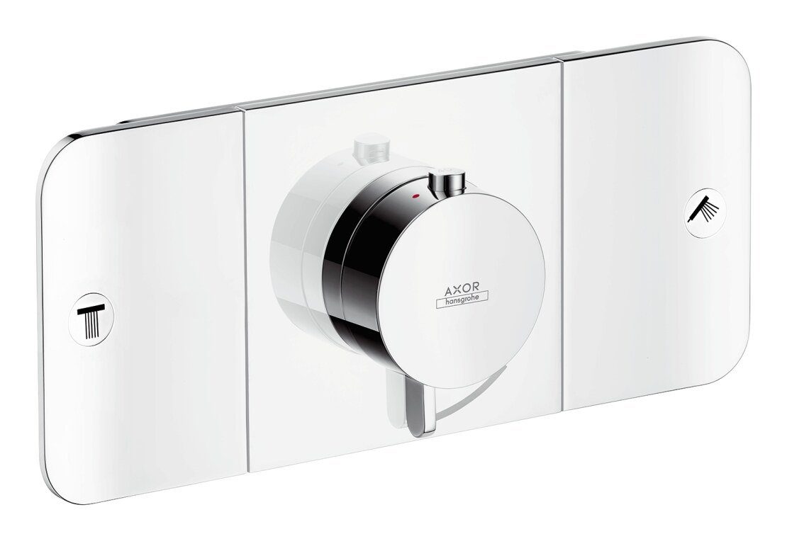 hansgrohe Unterputzarmatur Axor One Thermostatmodul für 2 Verbraucher Unterputz