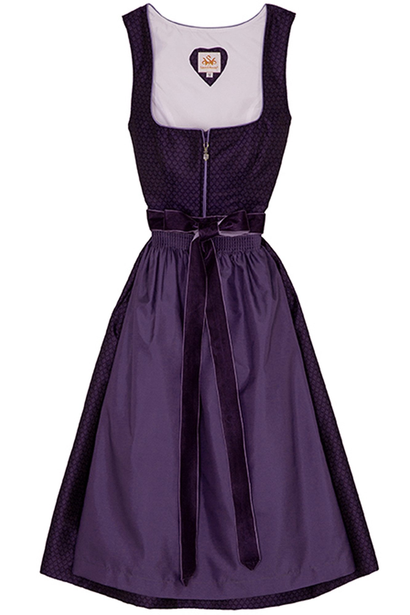 Spieth & Wensky Dirndl Emmi-Drindl Emmi 2-teiliges Midi-Dirndl Kleid Dirndl günstig online kaufen