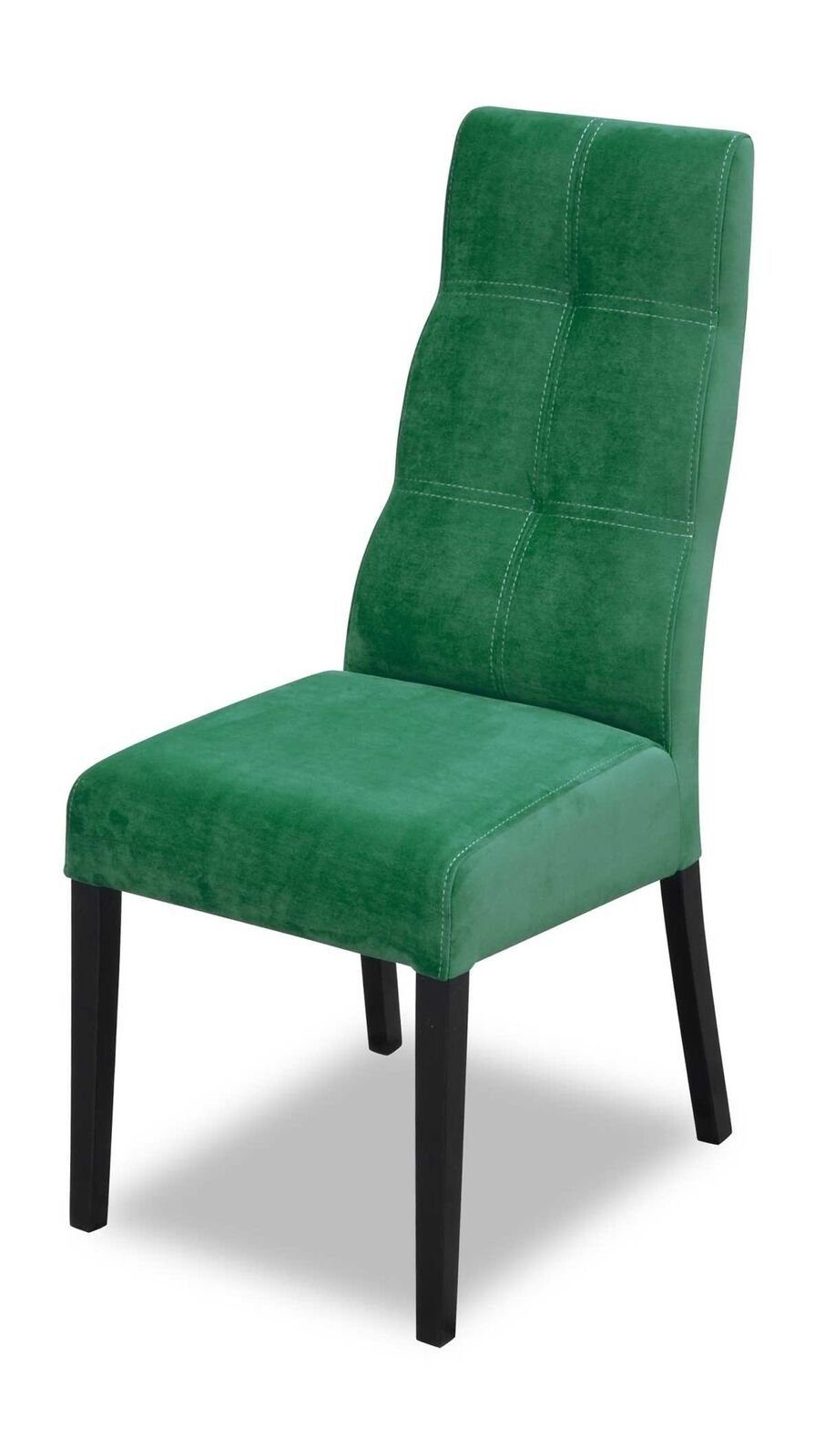 Polsterstuhl Grun Luxus Design Stuhl Stuhl Neu (1 Echtholz Esszimmer JVmoebel St) Holz Lehnstuhl