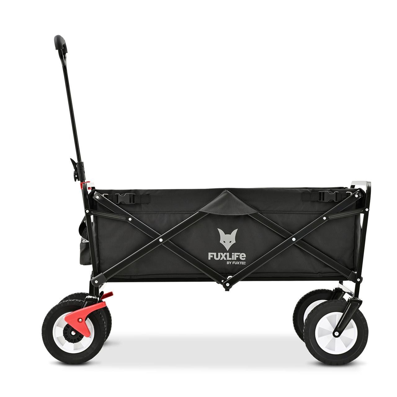 FUXLIFE Bollerwagen FX-CT100, Faltbar, leichte 12 kg, mit Feststellbremse