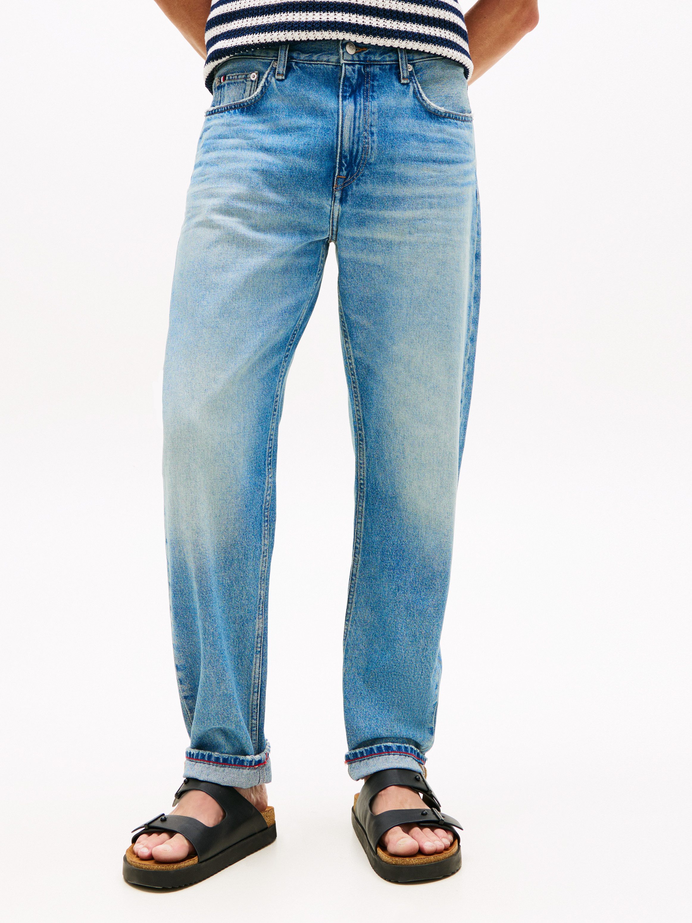 Tommy Hilfiger 5-Pocket-Jeans REGULAR TAPERED HARLEM Straight Fit Jeans günstig online kaufen