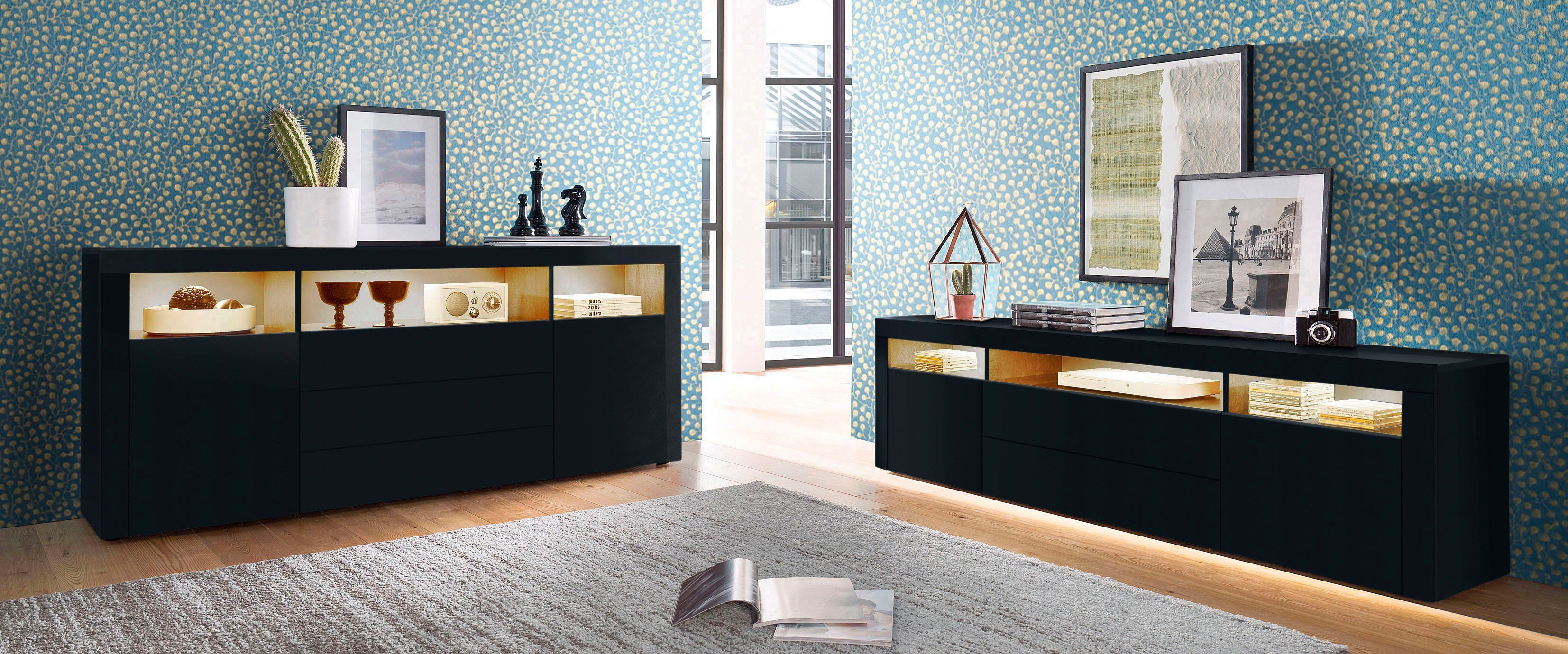 borchardt Möbel Sideboard Santa Fé, Kommode 166 cm breit, Breite 166 cm