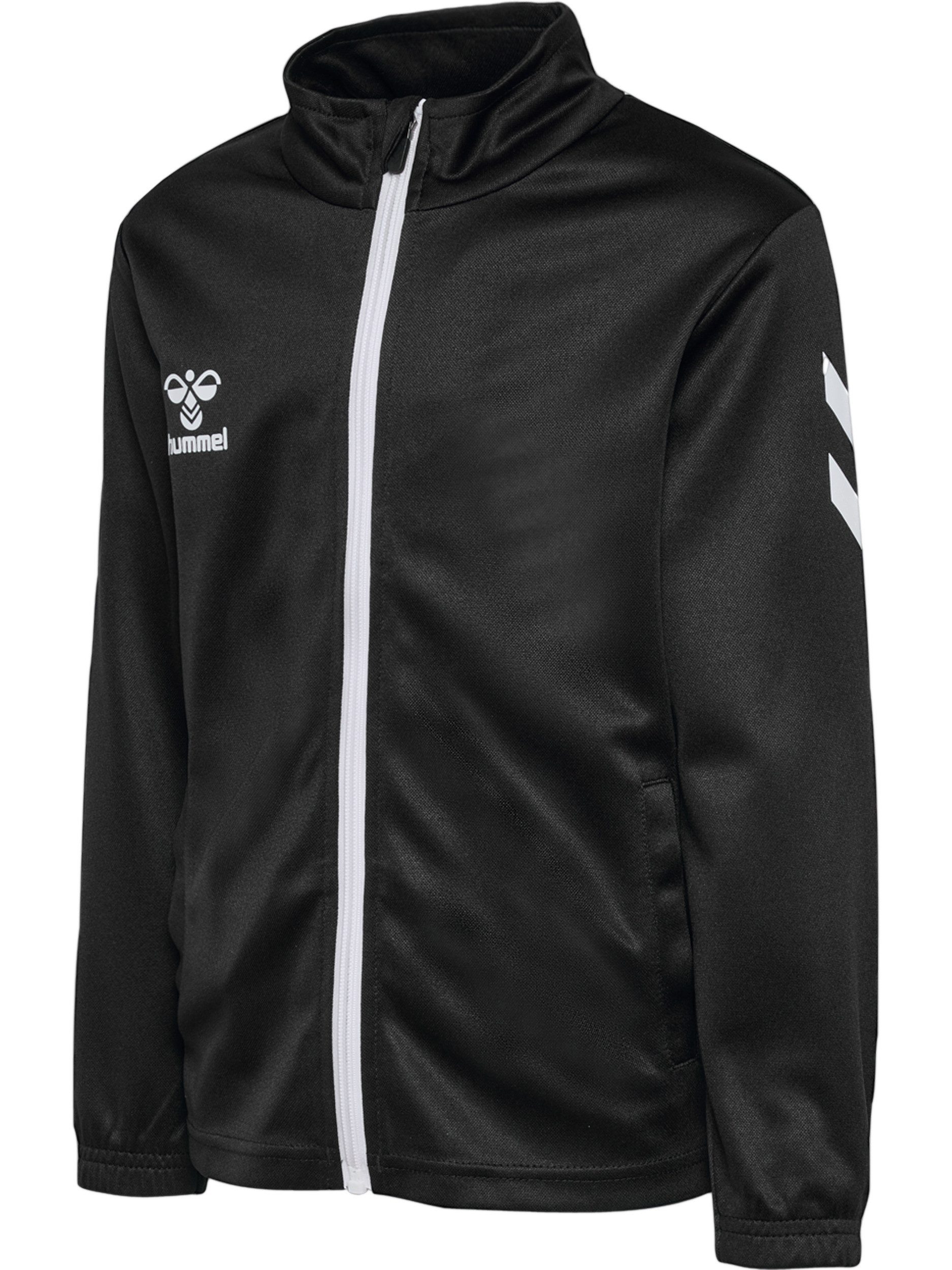 hummel Trainingsanzug HMLLOGO SUIT KIDS (2-tlg), 2-teiliges Set, mit Reißverschluss, pflegeleicht, aus Polyester