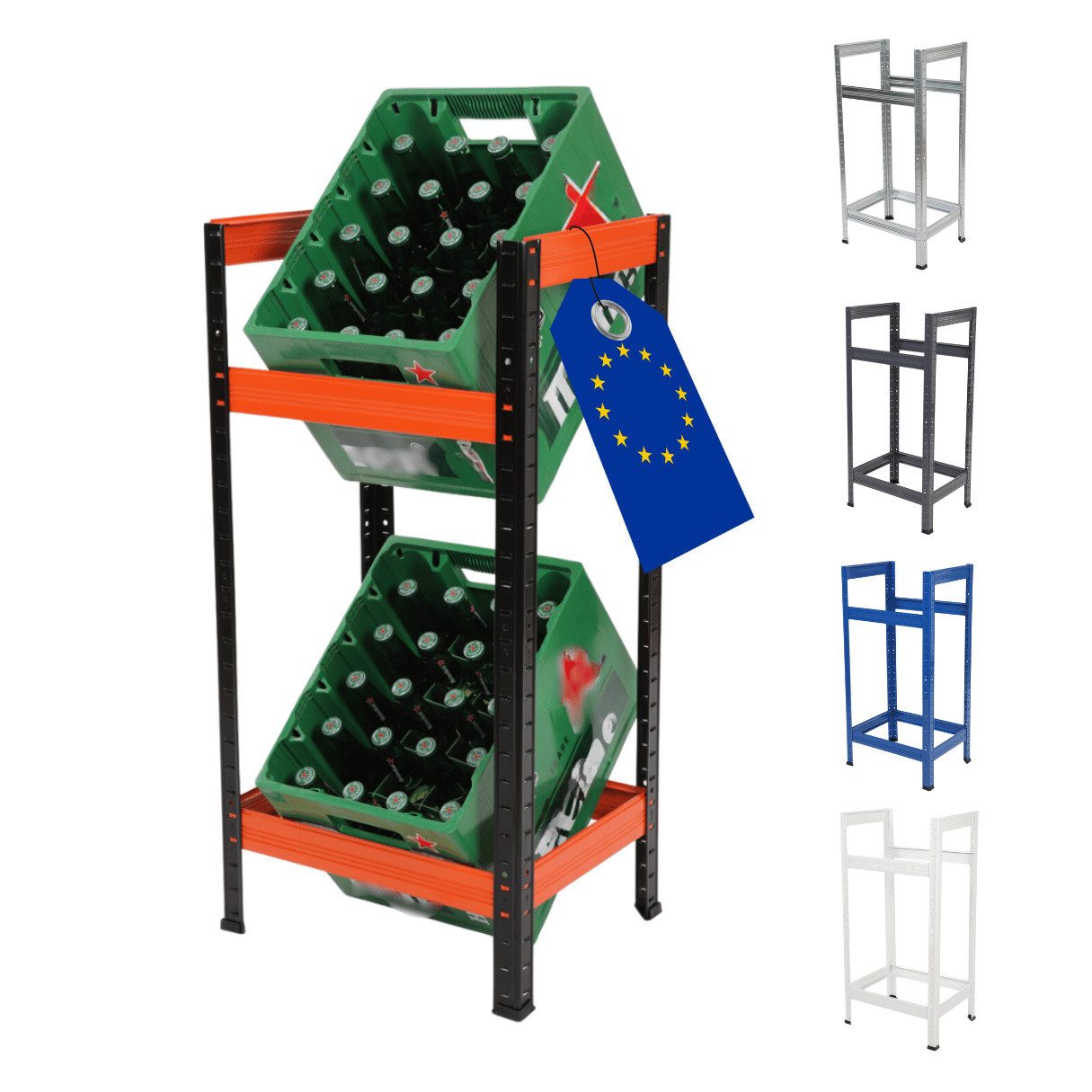 Modo24 Kastenständer HELIOS Metall Getränkekistenregal, Kistenregal, günstig online kaufen