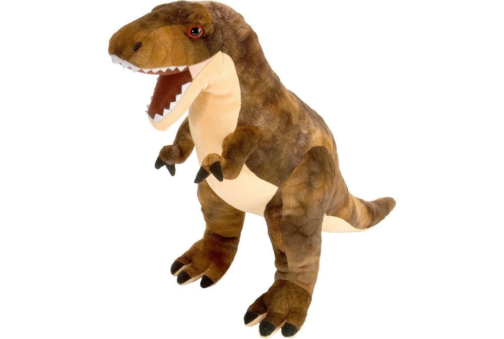 WILD REPUBLIC    Kuscheltier Dinosaurier T-Rex braun 30 cm Stoffdino Plüschtier