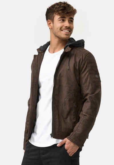 Indicode Lederimitatjacke Miguel