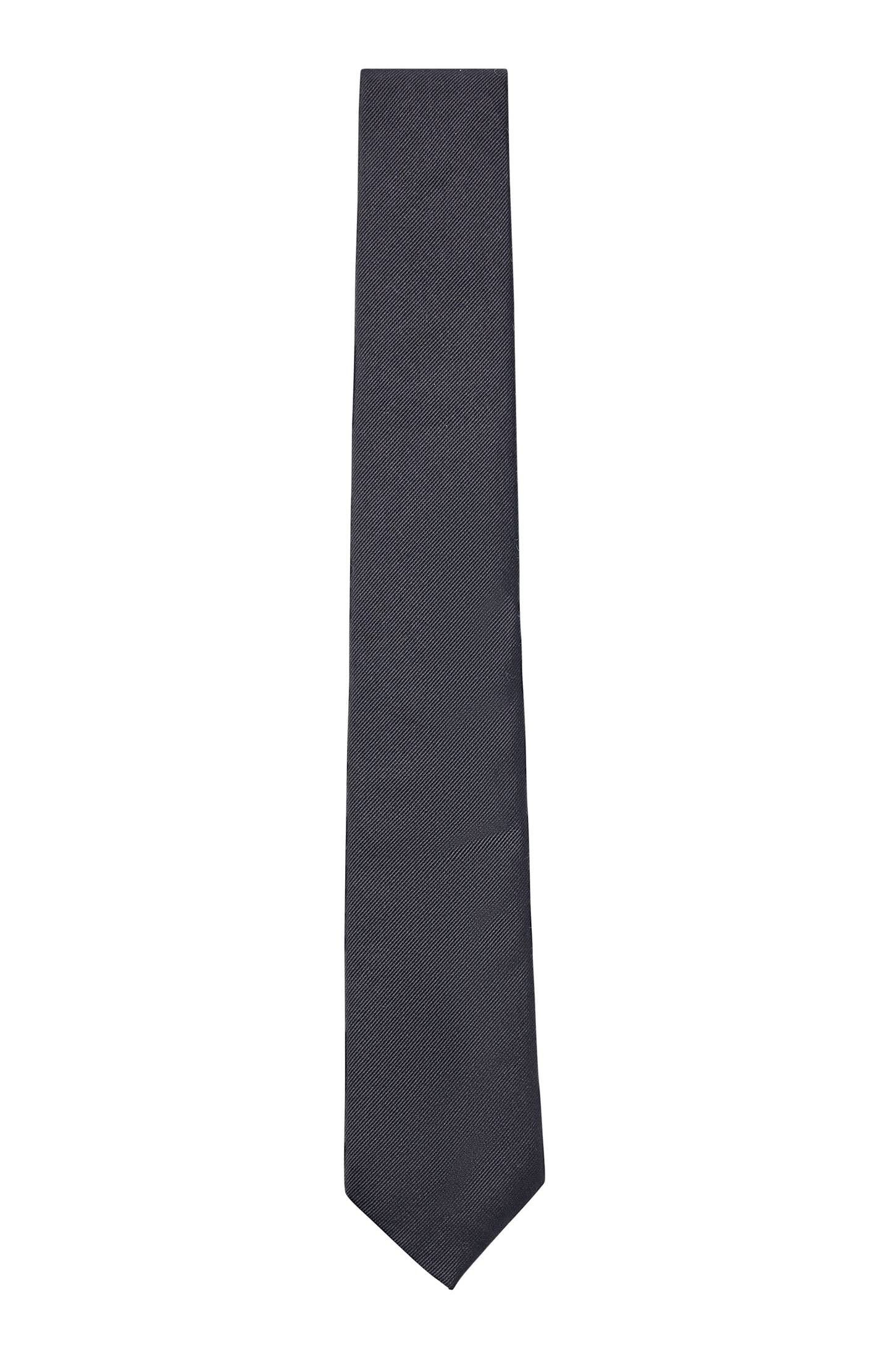 schwarz Krawatte Seidenkrawatte (15) H-TIE BOSS Herren