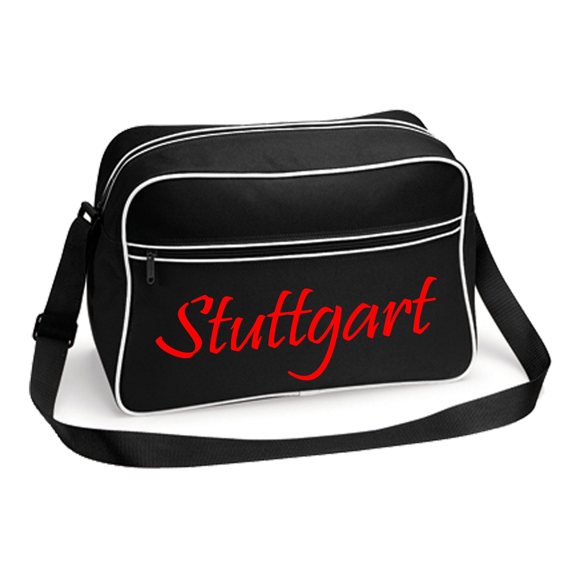 Schultertasche Stuttgart - Schriftzug - Tasche