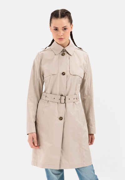 camel active Trenchcoat aus einem Baumwollmix (1-tlg)