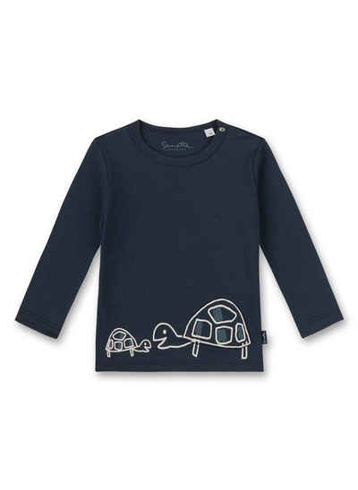 Sanetta Langarmshirt Langarm Shirt Turtle Blau (115489-50379)