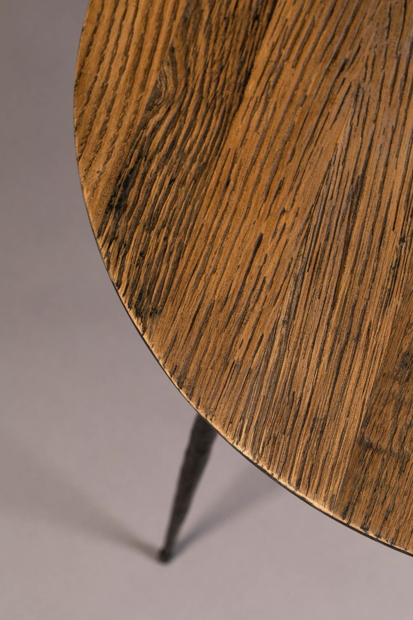 Dutchbone Beistelltisch Beistelltisch PEPPER BROWN Ø 45 von DUTCHBONE