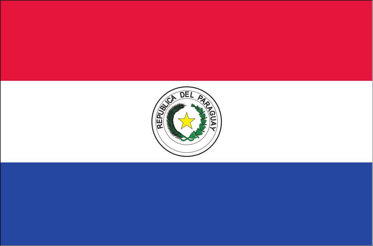 flaggenmeer Flagge Flagge Paraguay 110 g/m² Querformat
