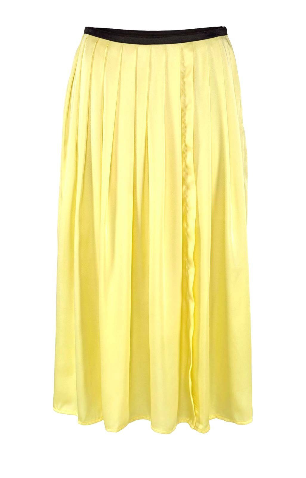 Damen gelb heine A-Linien-Rock Satinrock, Aniston