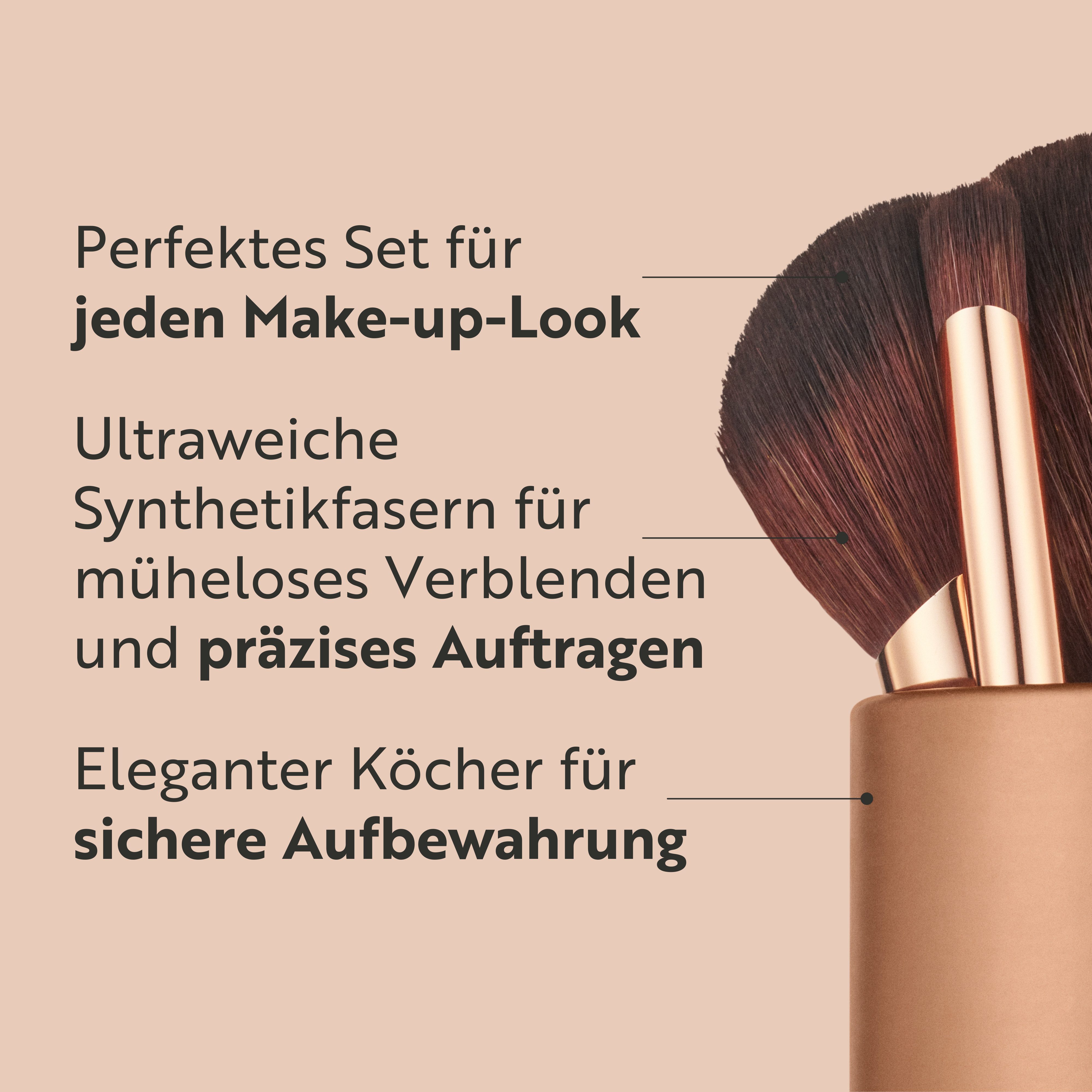asambeauty Kosmetikpinsel-Set Make-up-Pinsel Set im Köcher