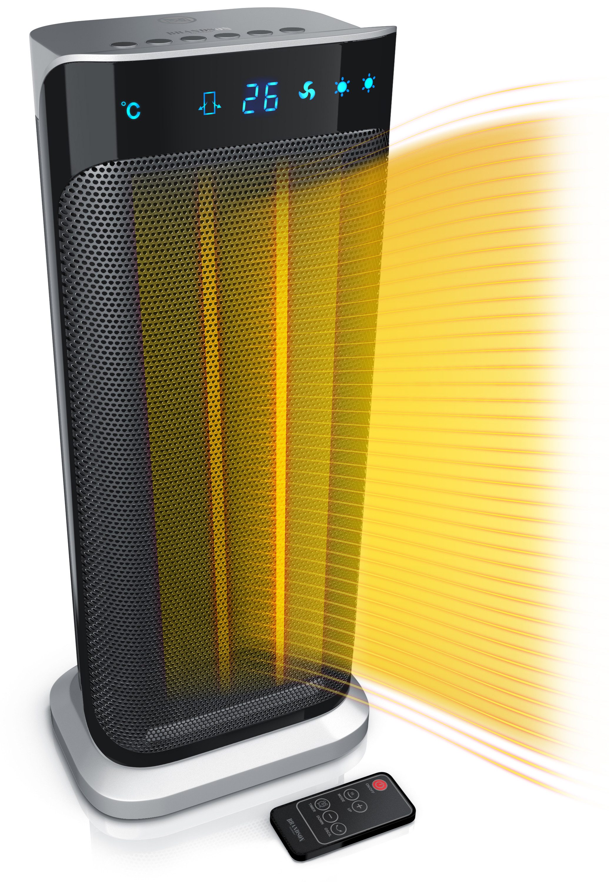 Brandson Heizlüfter Fernbedienung, energiesparend, leise, Oszillation, Kera günstig online kaufen