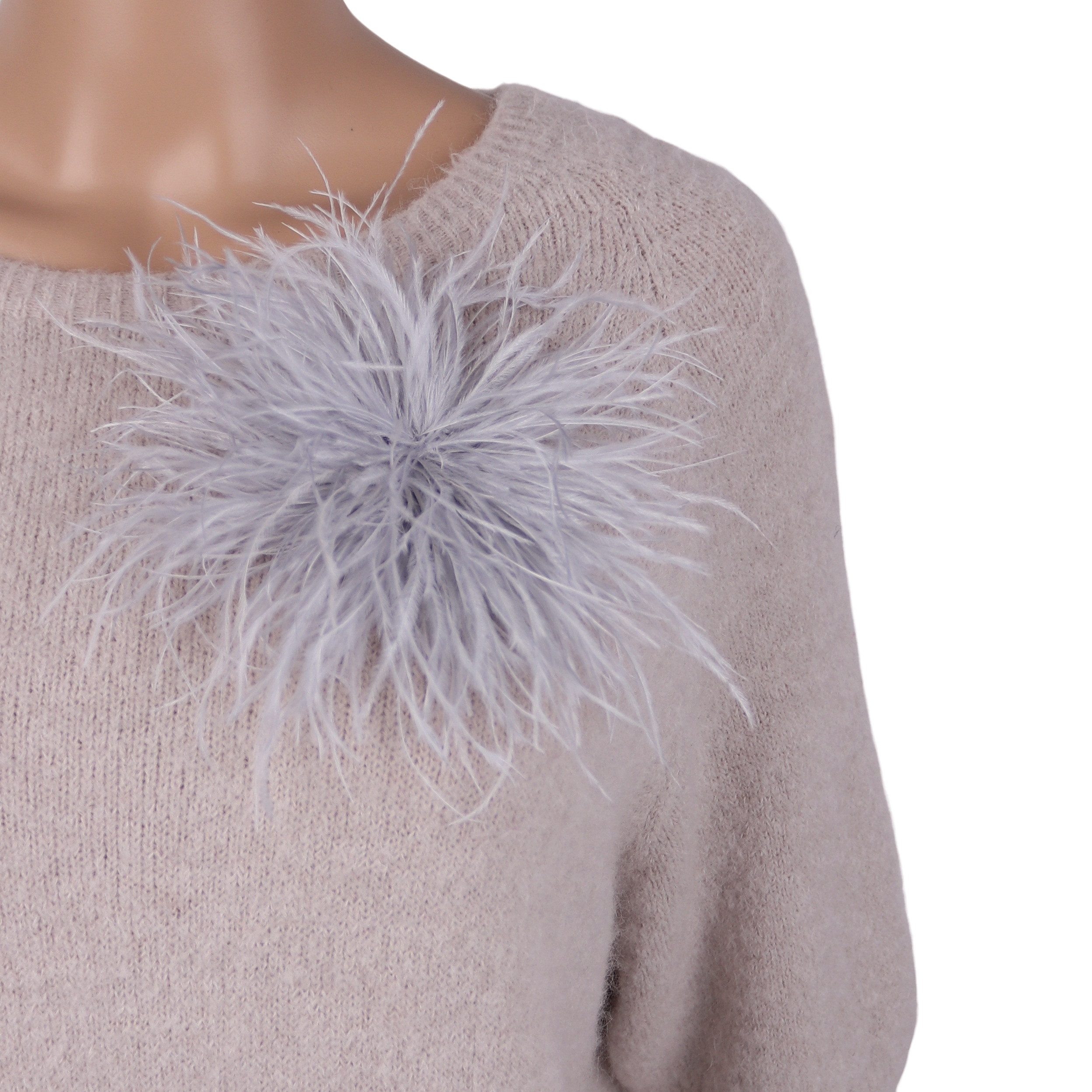 MIRROSI Brosche Edler Federbrosche, Feder-Anstecker im Boho-Vintage Stil, A günstig online kaufen