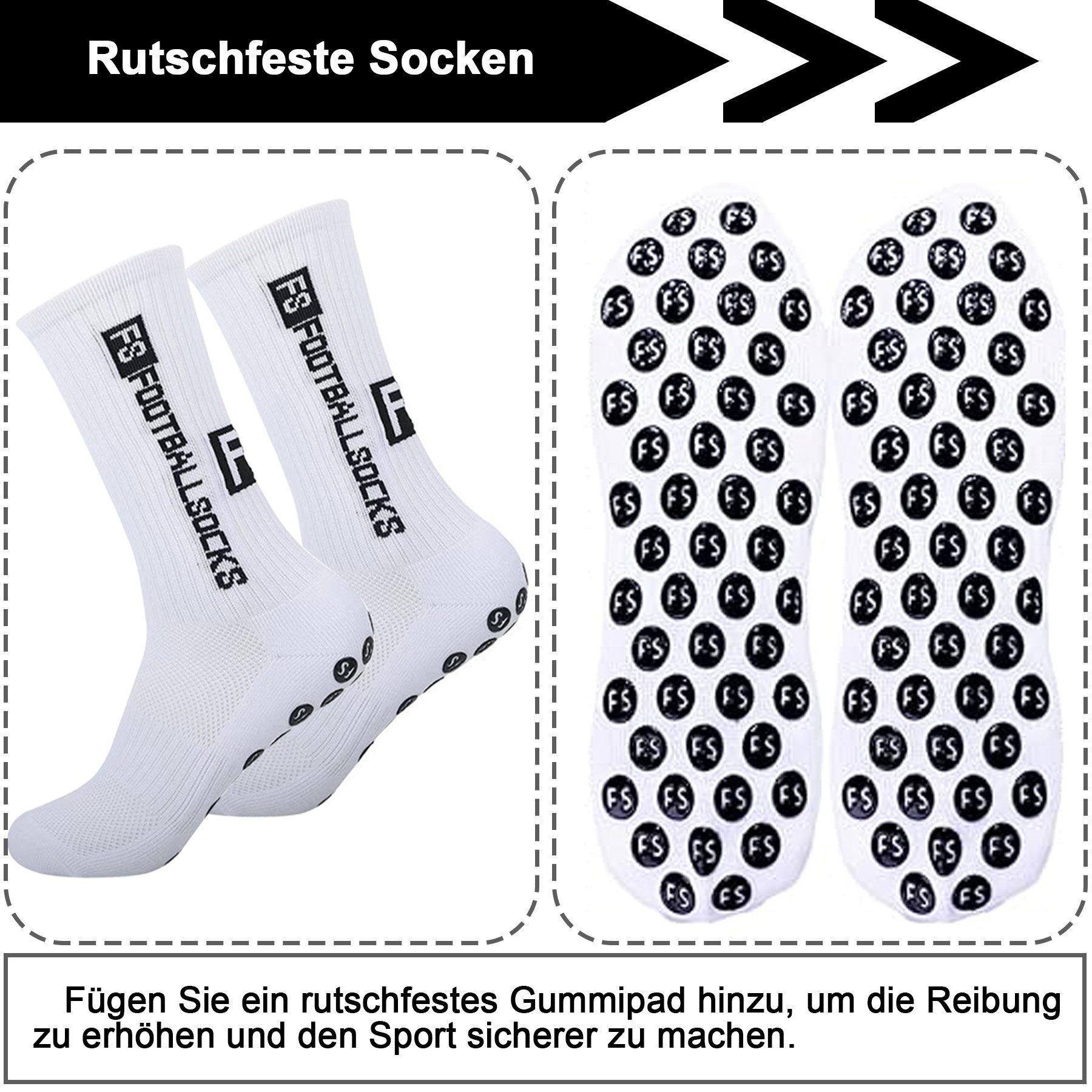 Keyura Sportsocken 6 Paare Fußball Socken, günstig online kaufen