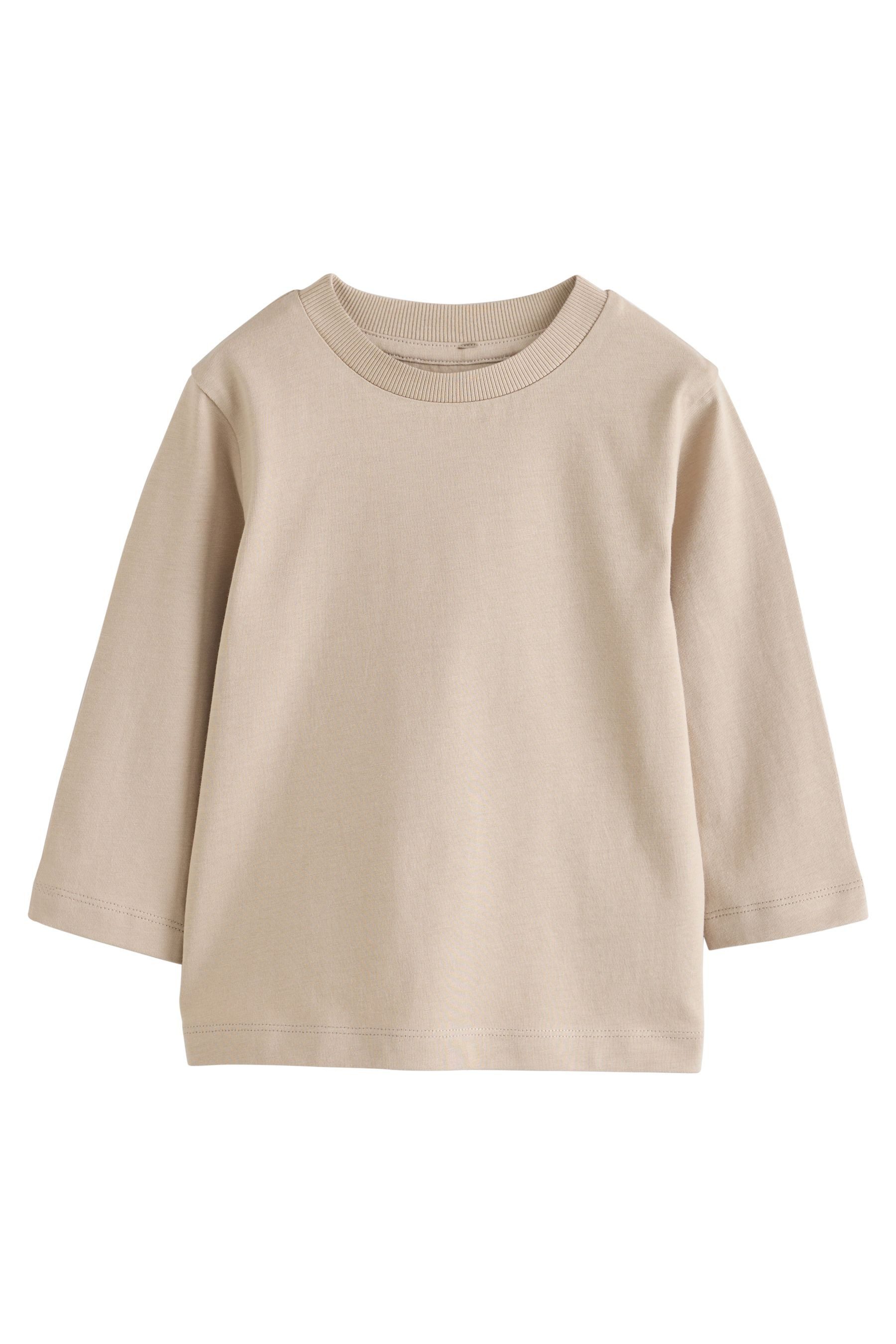 Next Langarmshirt Einfarbiges Shirt (1-tlg)