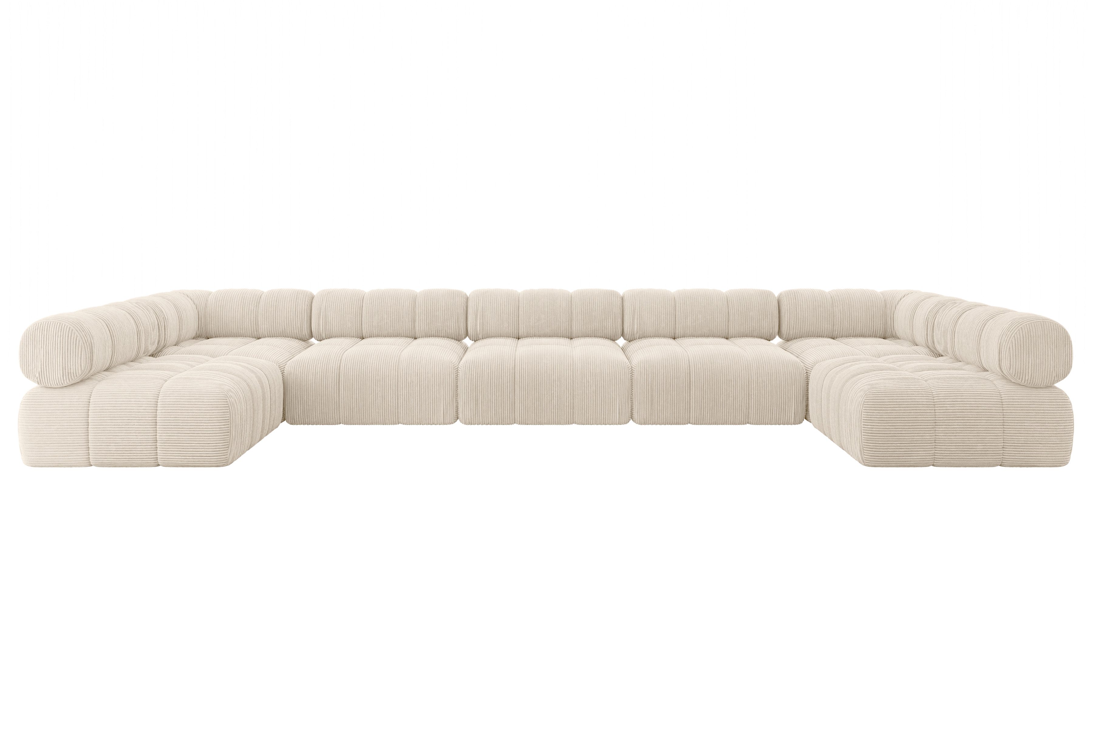 ALTDECOR Wohnlandschaft Garvo-U3, Corner Sofa U-Form günstig online kaufen