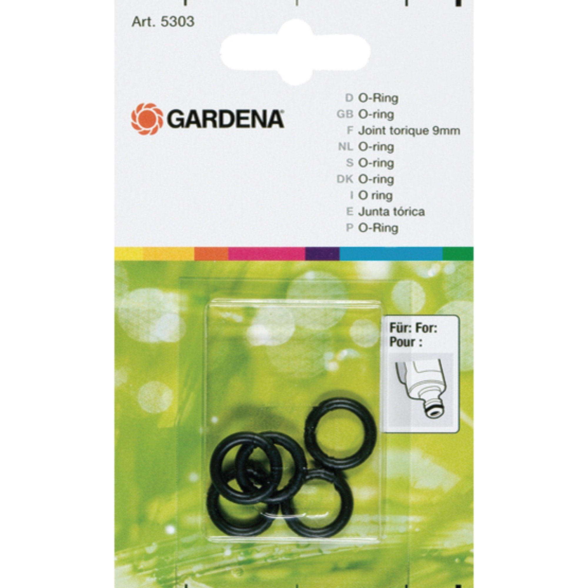 GARDENA Bewässerungsventil GARDENA O-Ring 5303-20, Dichtung, (5 Stück)