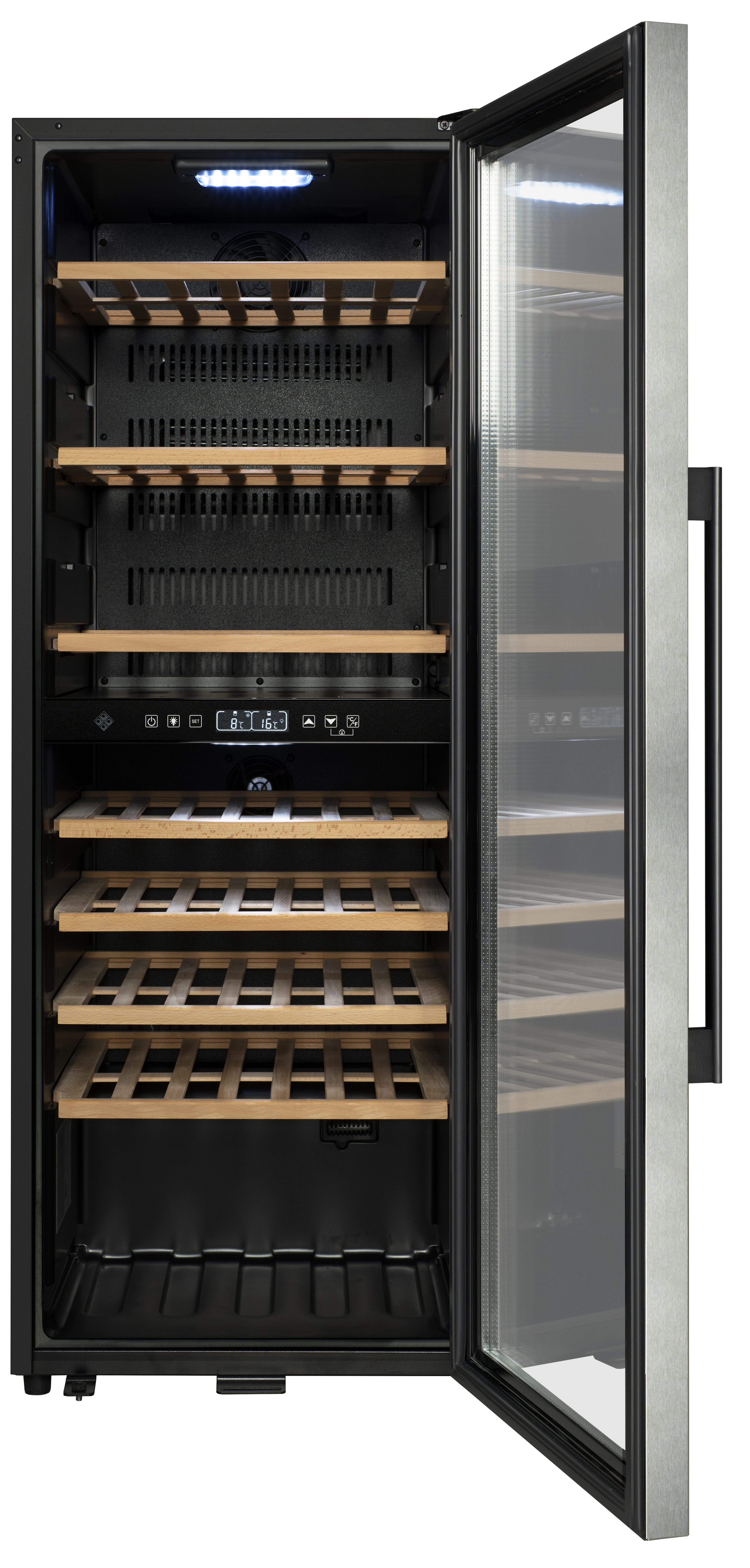 La Sommelière Weintemperierschrank ECS81.2Z, für 75 Standardflaschen á 0,75l,2 Zonen, SMART, freistehend