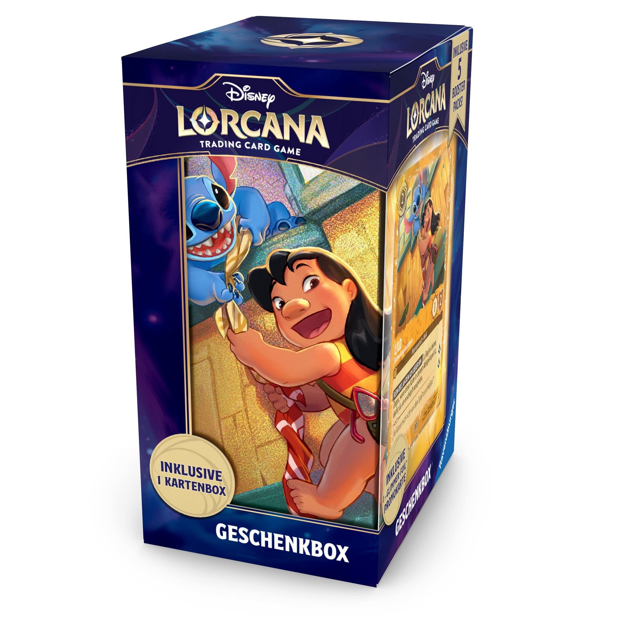 Ravensburger Sammelkarte Lorcana Archazias Insel Lilo Geschenkbox (Deutsch)