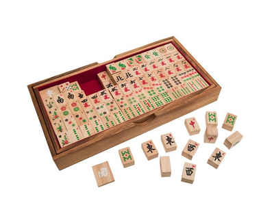 ROMBOL Denkspiele Spiel, Strategiespiel Mahjong, das chinesische Spiel der vier Winde, Holzspiel