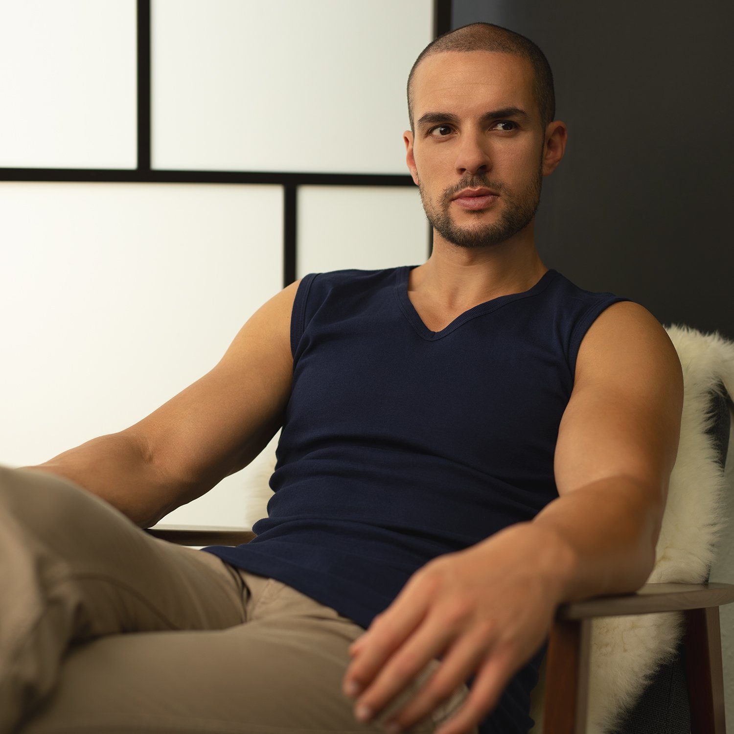 celodoro Unterhemd Herren Business Muskelshirt V-Neck, günstig online kaufen