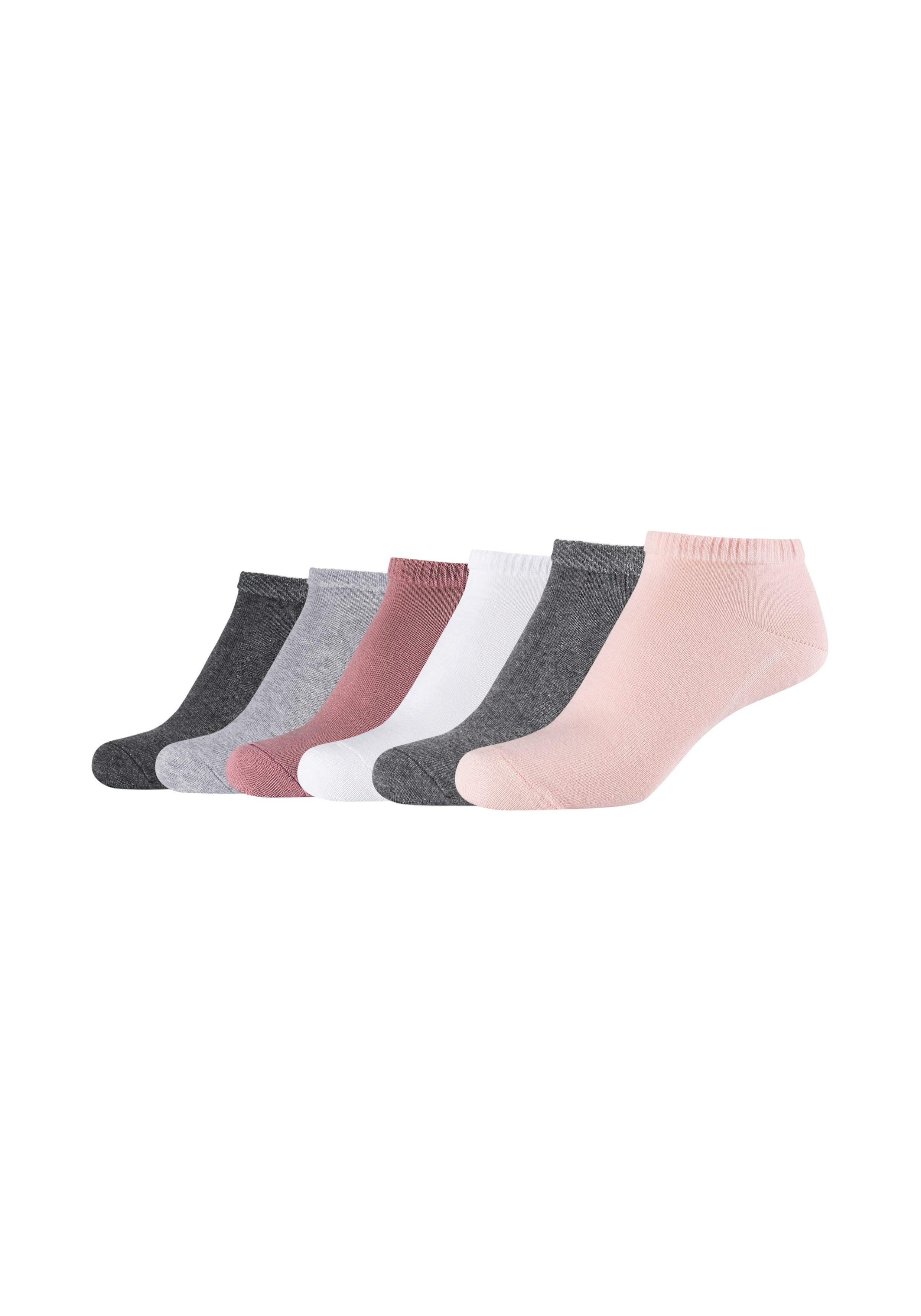 MUSTANG Kurzsocken casual (6-Paar) mit elastischem Komfortbund