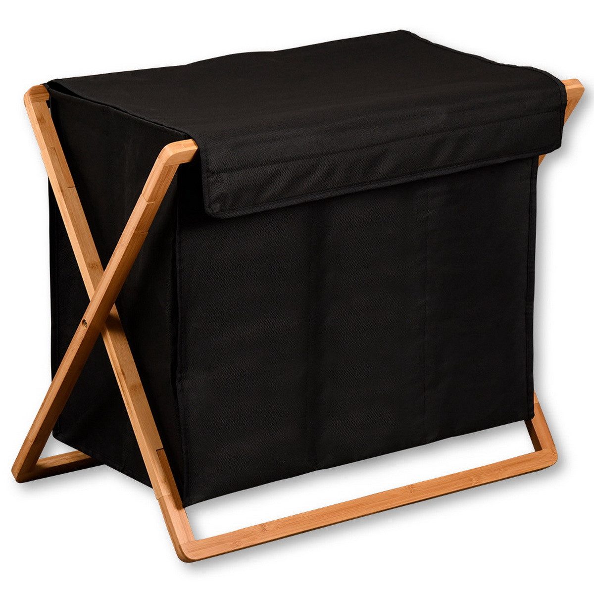 KESPER® Wäschesortierer Wäschekorb Wäschesack Wäschebox 3er Einteilung, aus günstig online kaufen