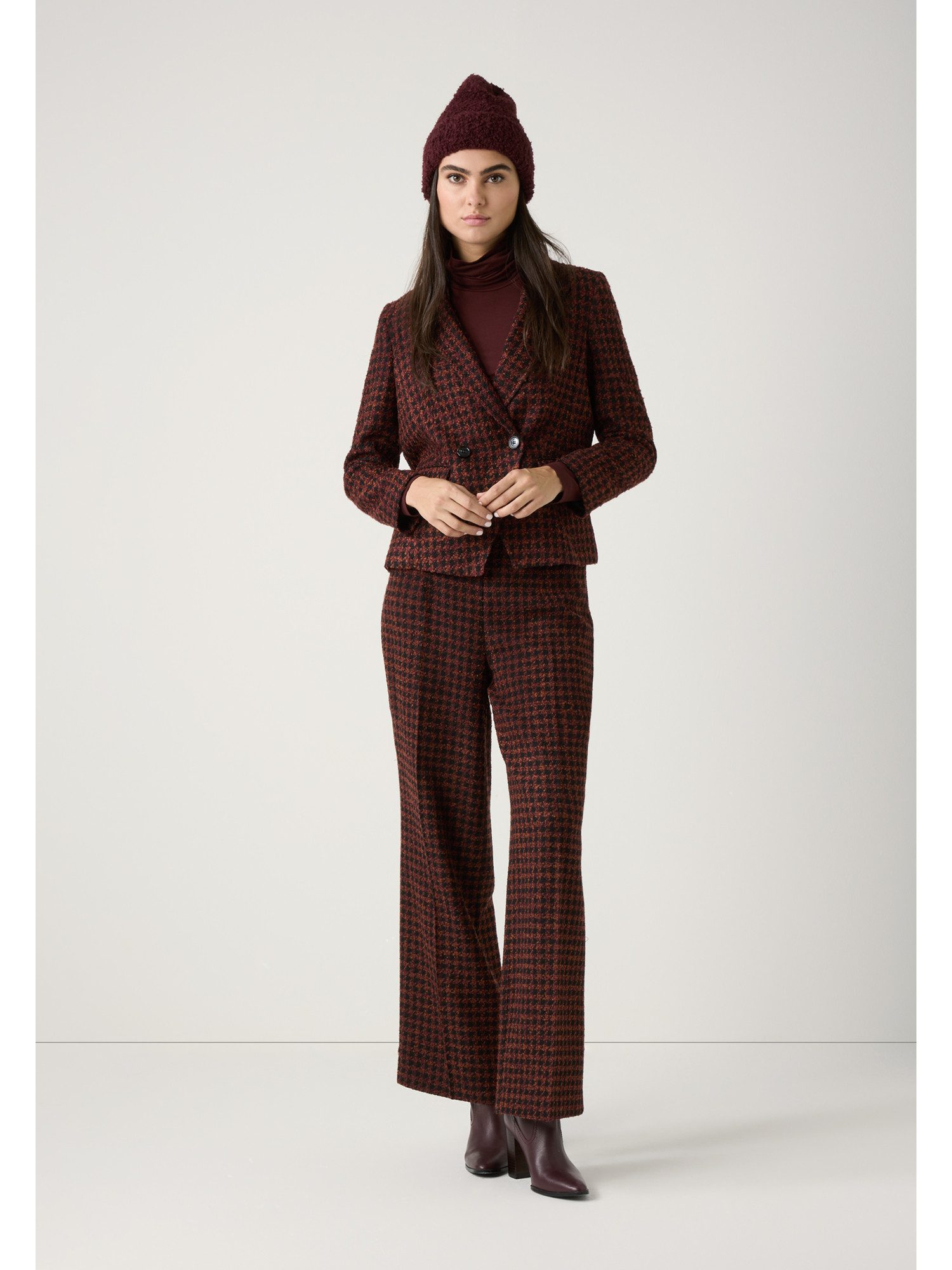 MORE&MORE Longsleeve softes Basic-Rollkragenshirt günstig online kaufen