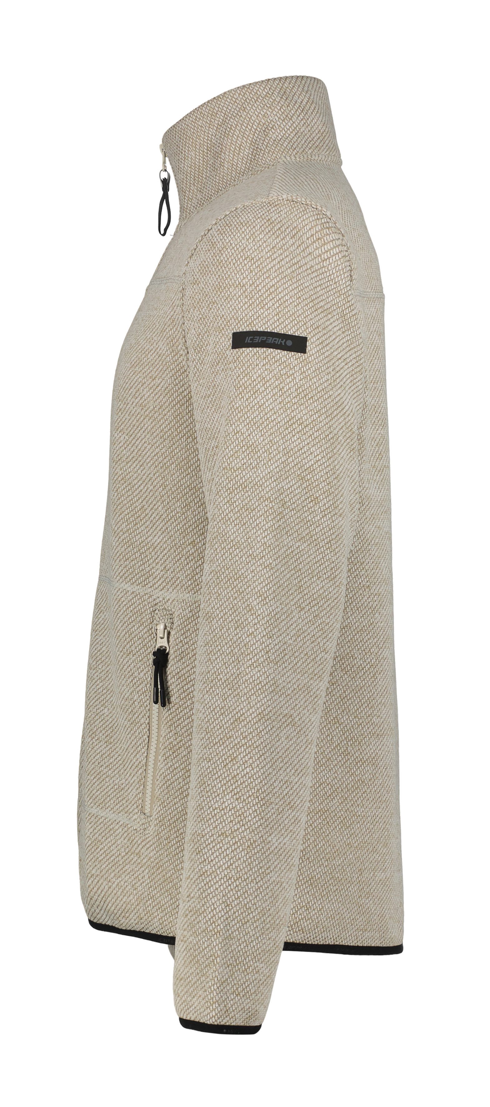 Icepeak Fleecejacke AGEN schnell trocknendes Material, aus Polyester, auch in großen Größen – Bild 4 von 5