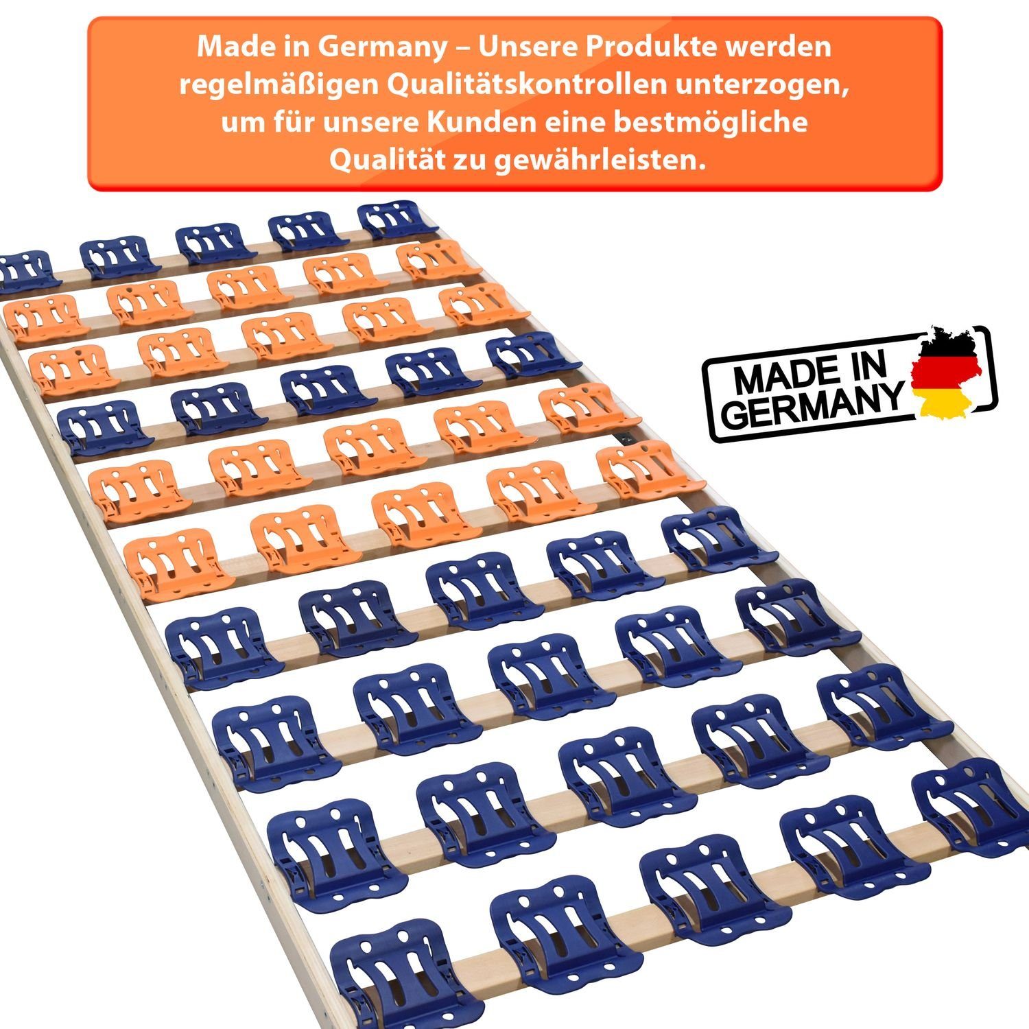 Germany Selbstbausatz in Fußteil nicht verstellbar, Teiltellerlattenrost, Made nicht preisgünstiger Kopfteil Coemo, - verstellbar,